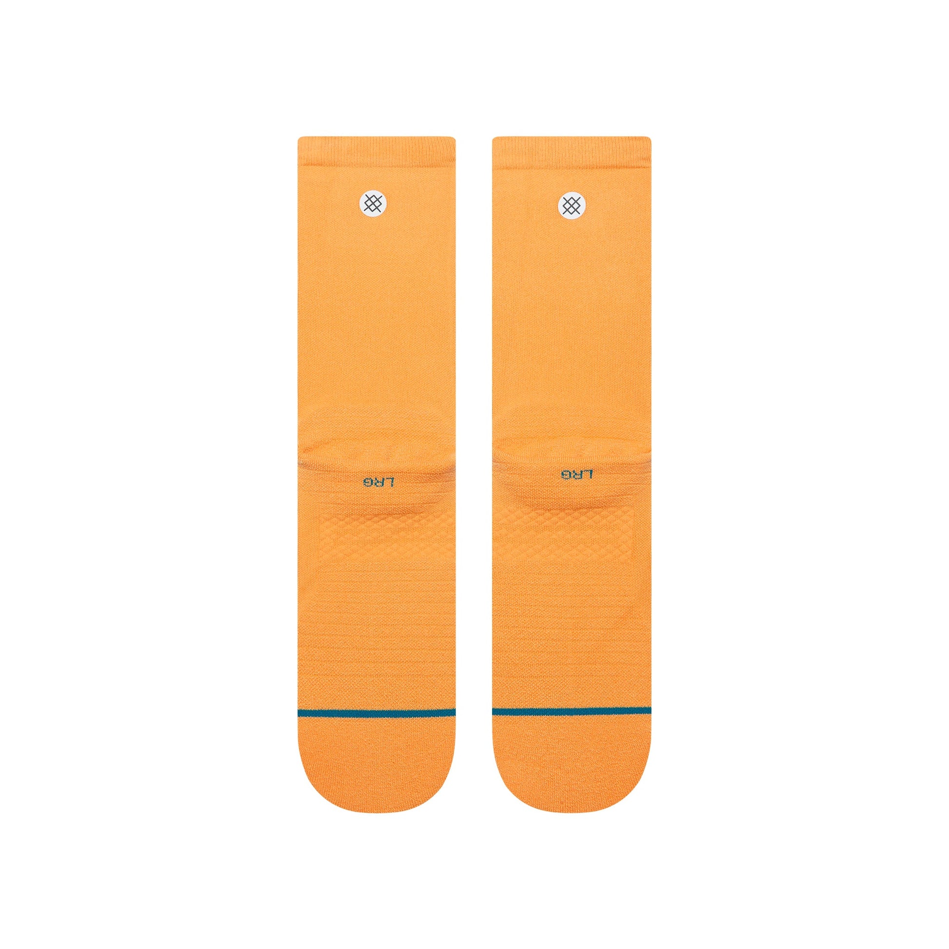 Stance Run Light Crew Sock Mango