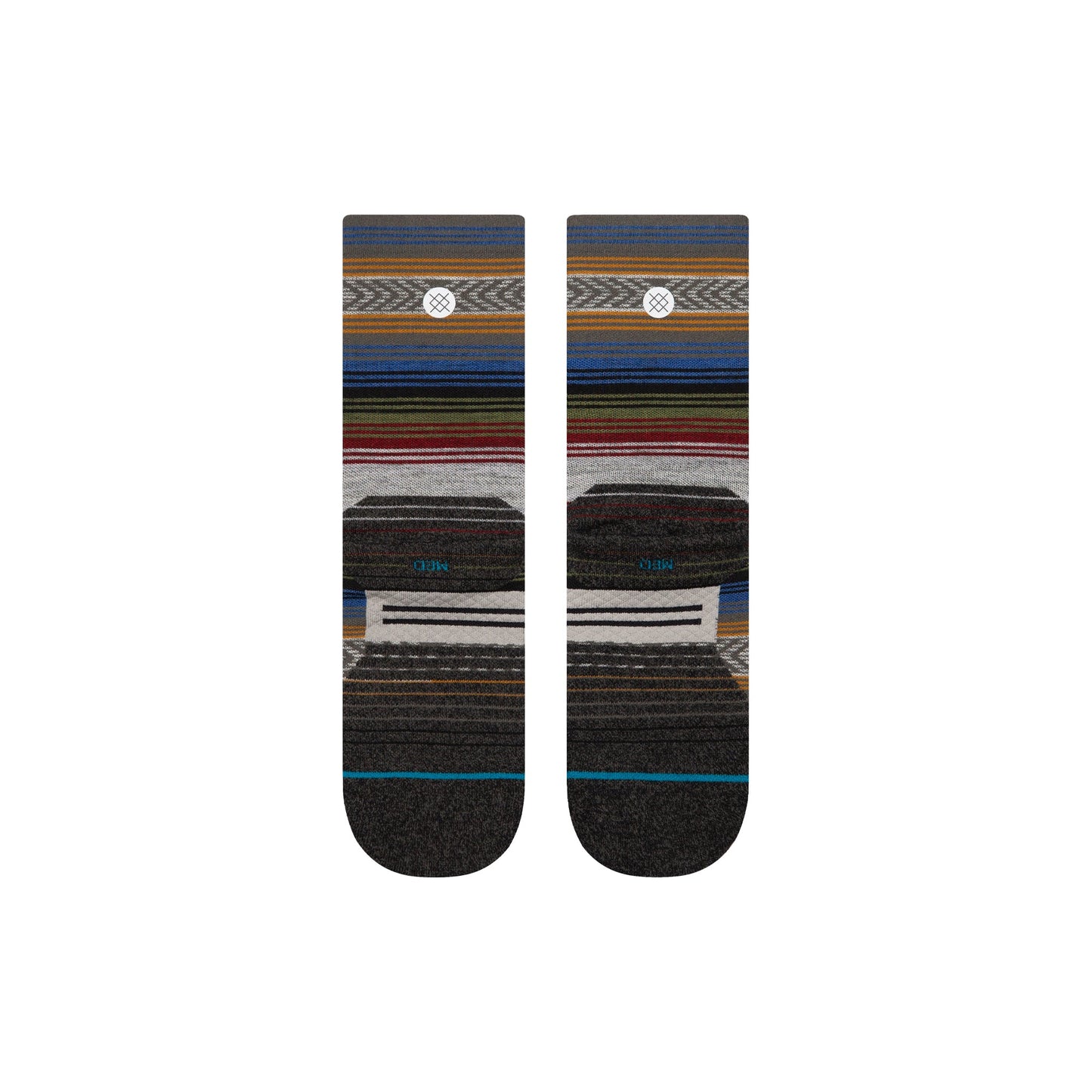 Stance Light Wolle Crew Socken Schwarz / Rot