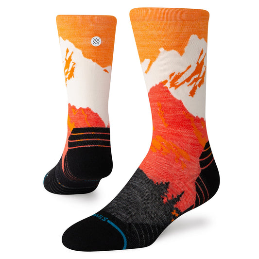 Stance Out Of Range Light Wool Crew Socken Orange