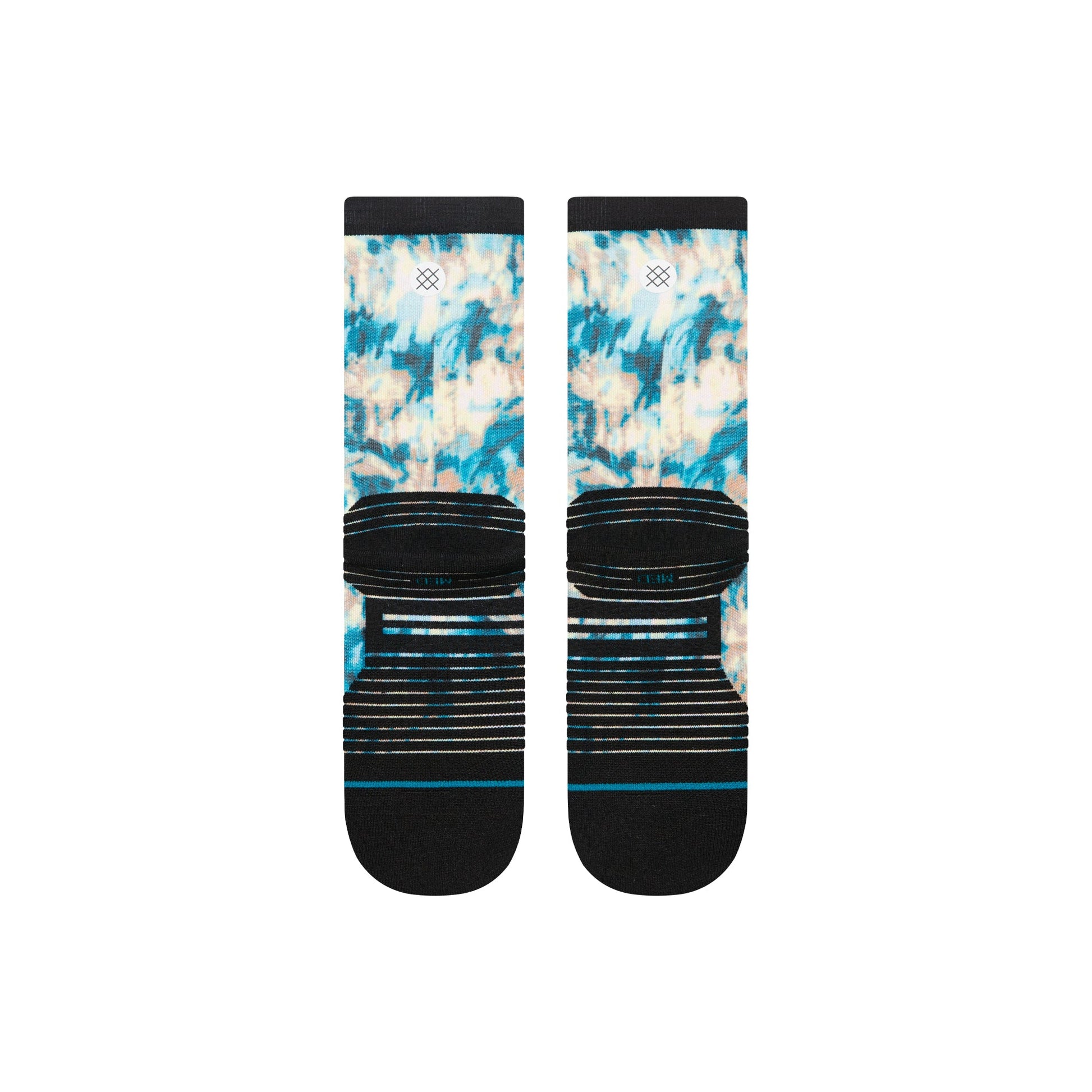 Stance Serengeti Light Crew Socken Blaugrün