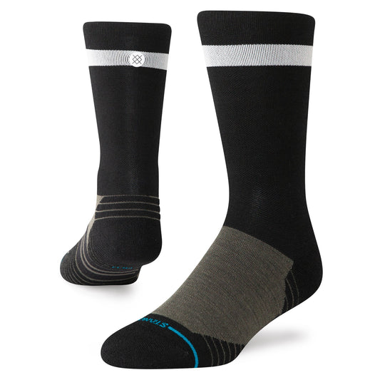 Stance Take Yur Time Light Wool Crew Socken Verwaschenes Schwarz