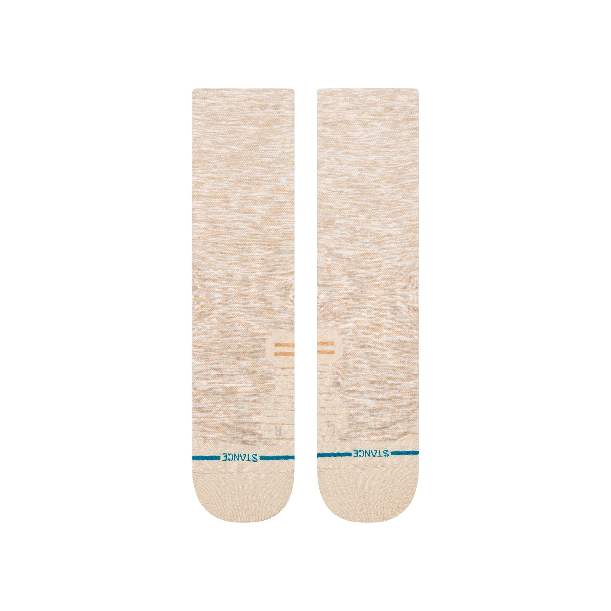 Stance Marled Light Crew Sock Oatmeal