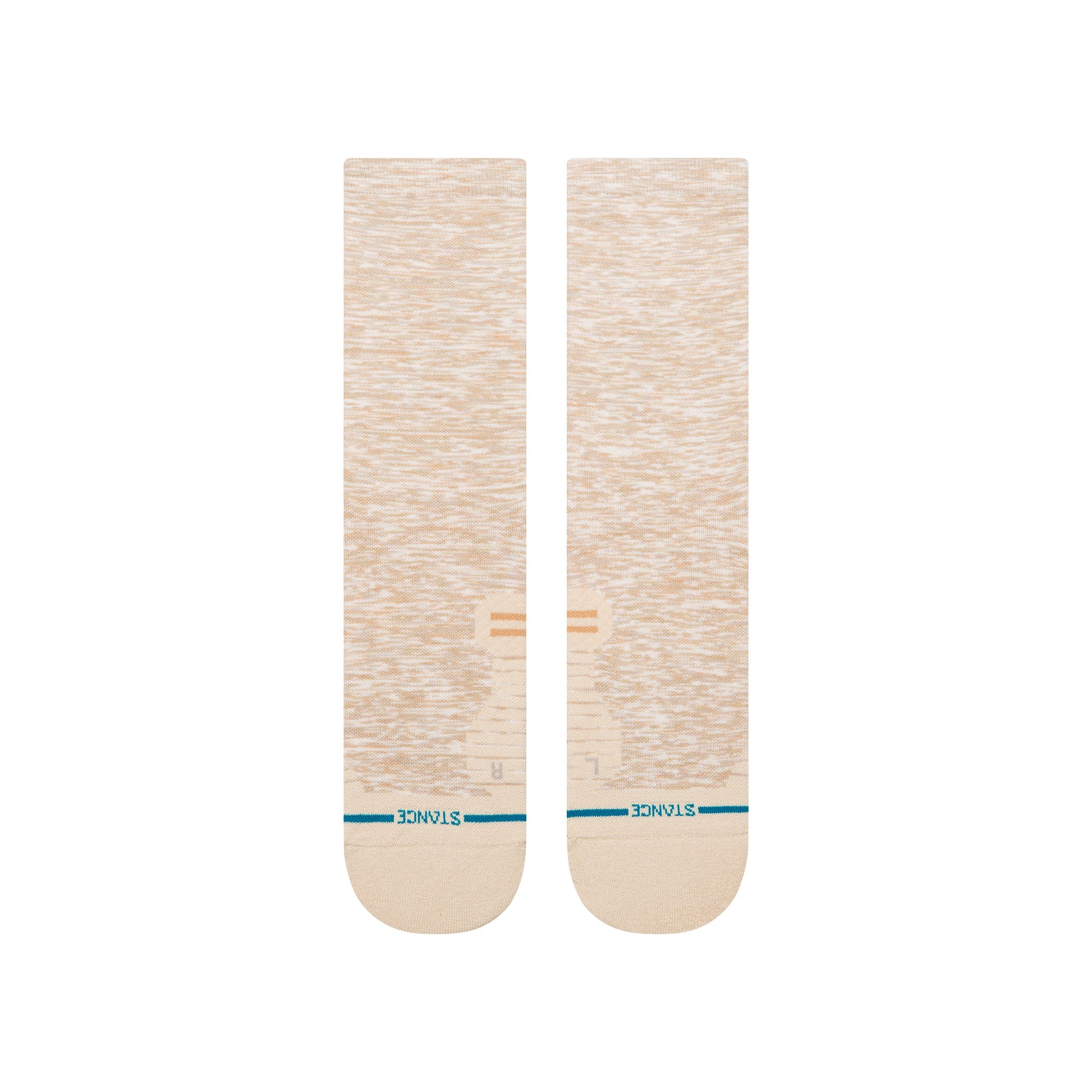 Stance Marled Light Crew Sock Oatmeal