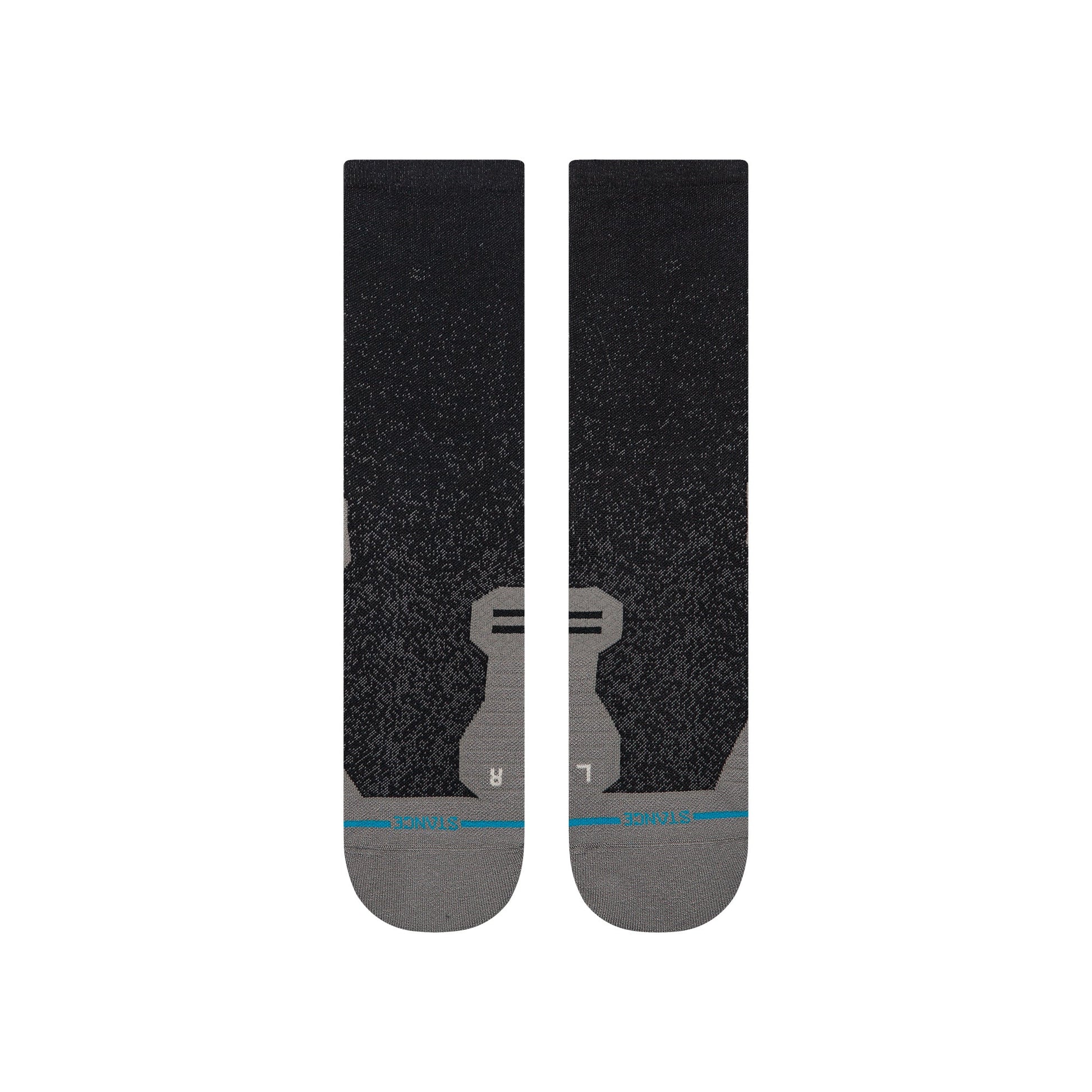 Stance Powder Split Light Crew Sock Black