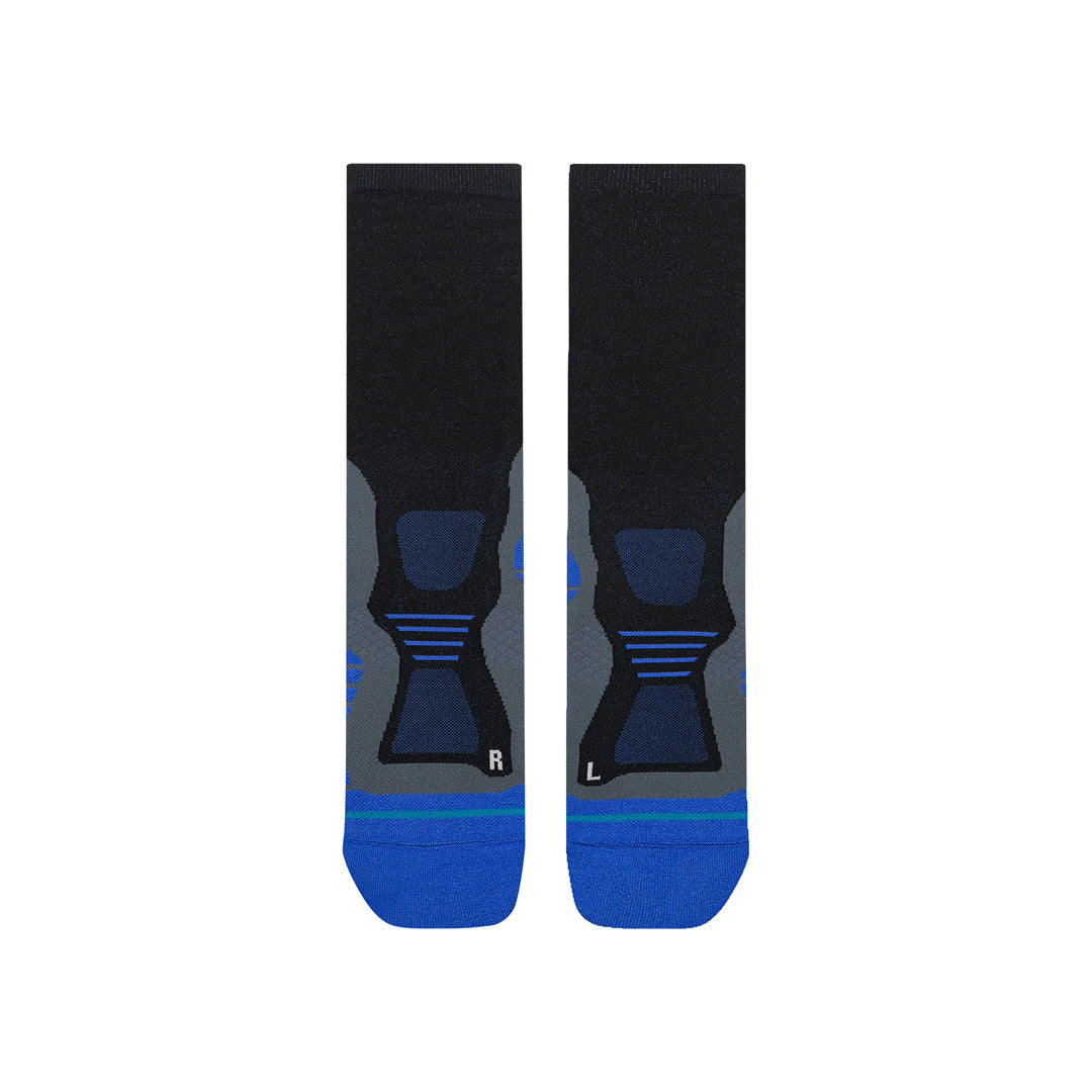 Stance Pace Light Crew Sock Black Grey