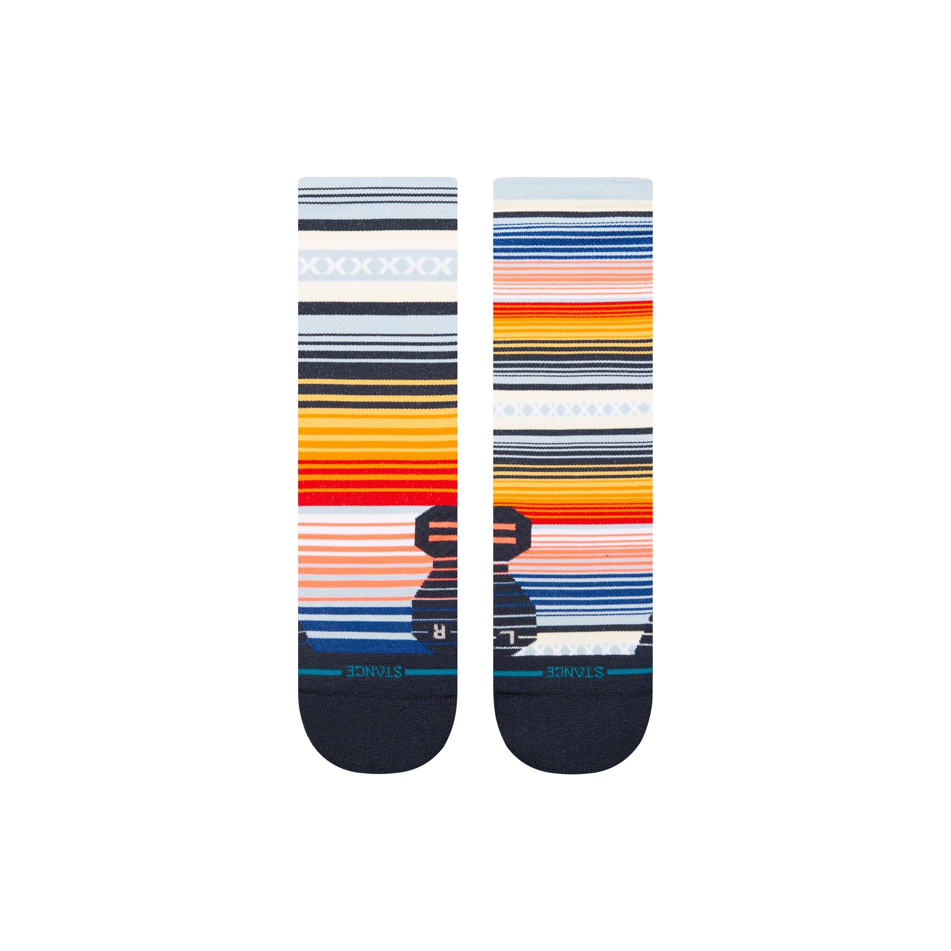 Stance Curren Light Crew Socken Eisblau