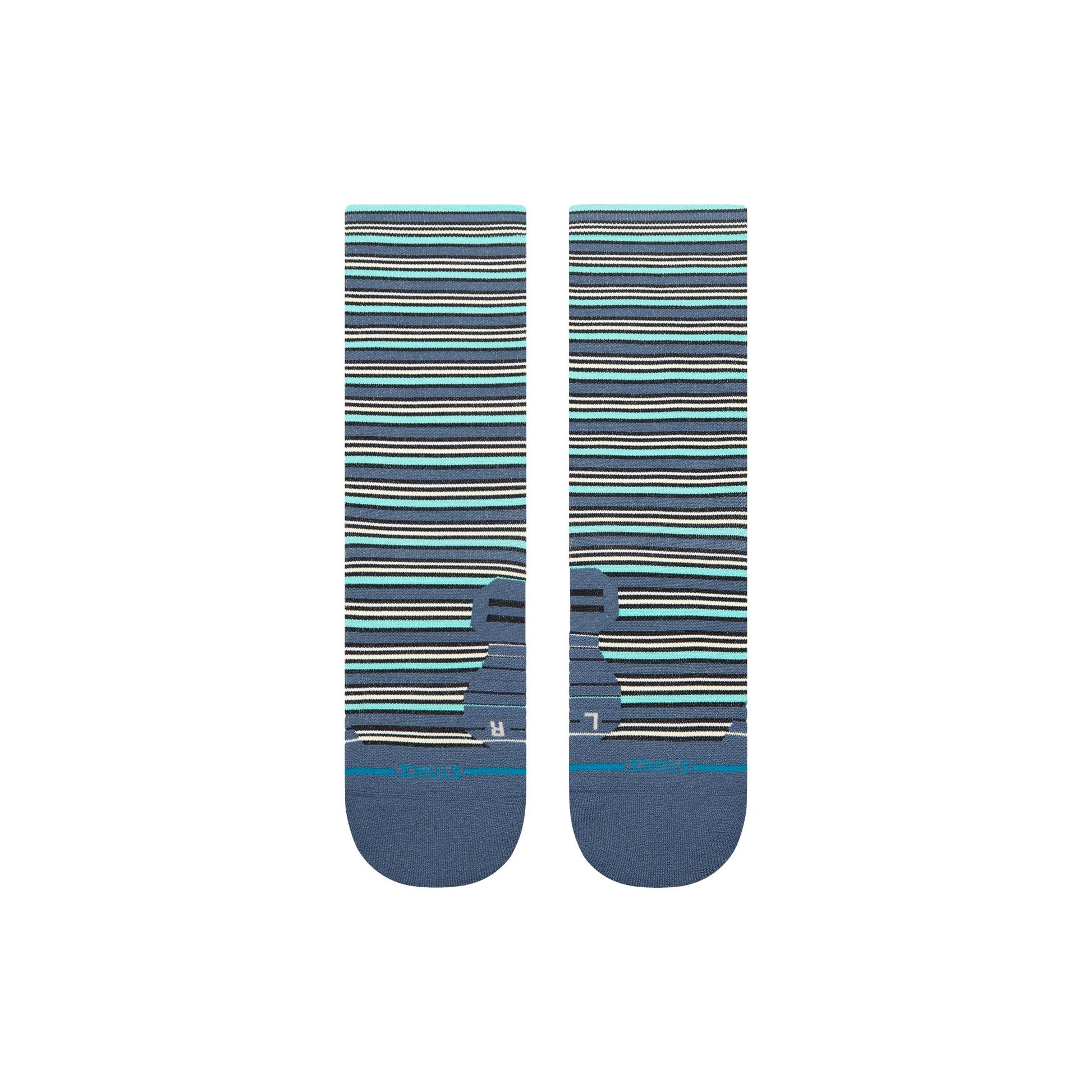 Stance Earnie Light Crew Sock Sea Blue