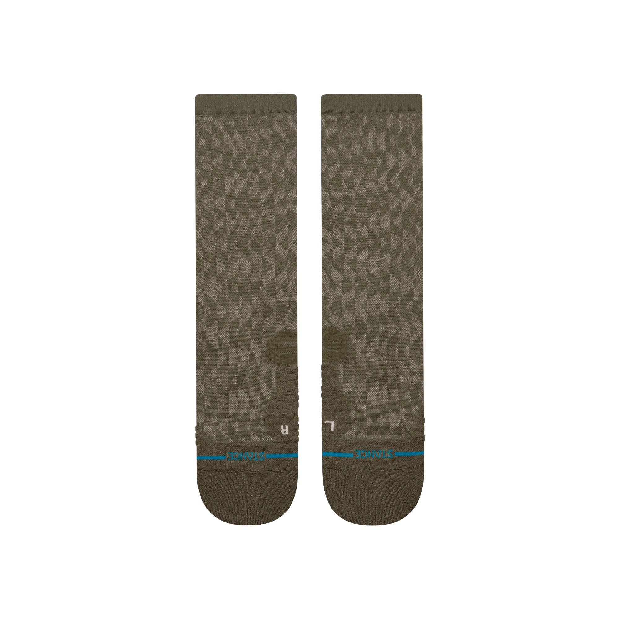 Stance Digzig Light Crew Sock Olive
