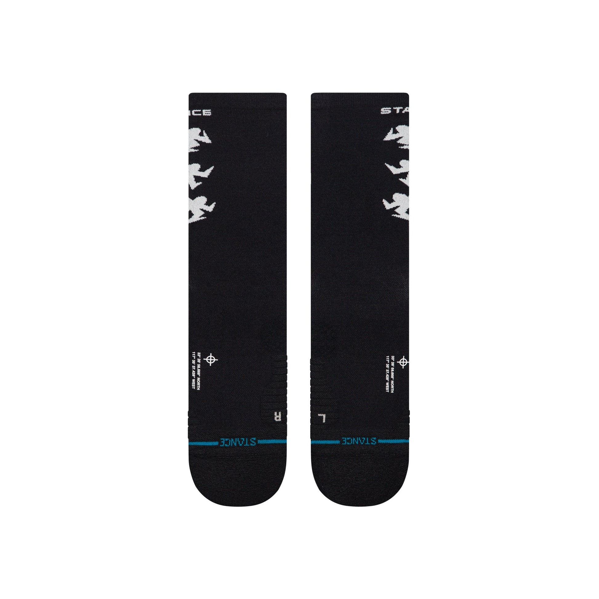 Stance Runner Light Crew Sock Black