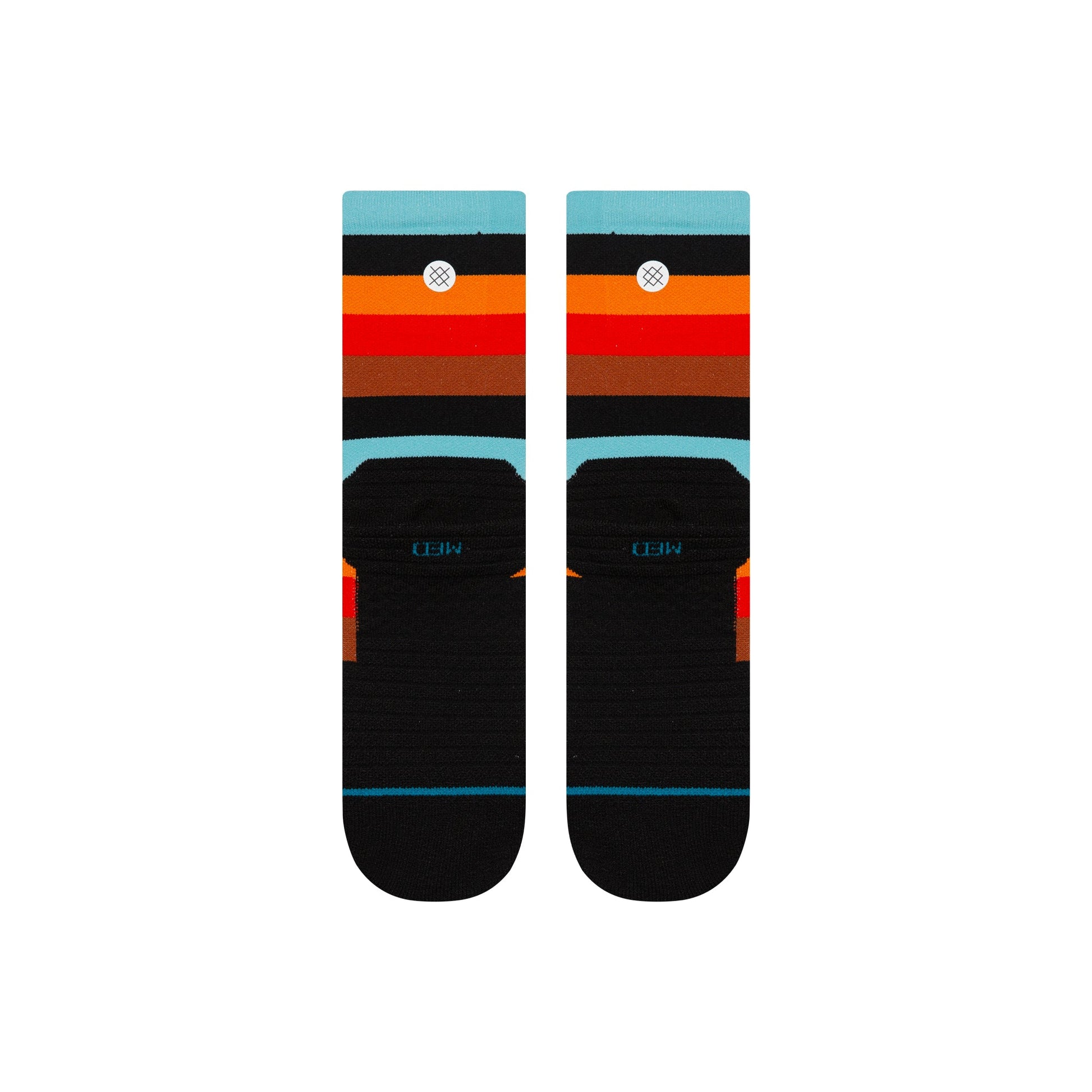 Stance Electric Ave Mid Crew Socken Bunt