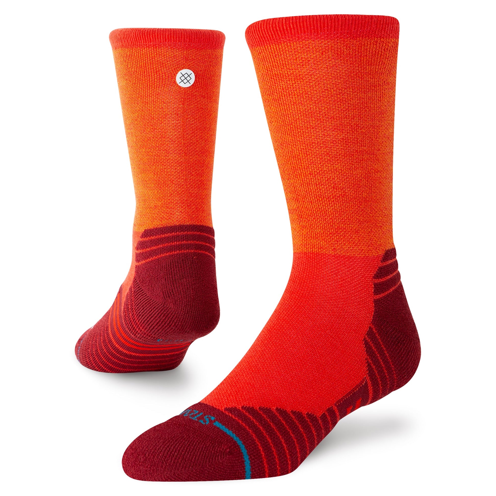 Stance Embers Mid Wool Crew Socken Rot