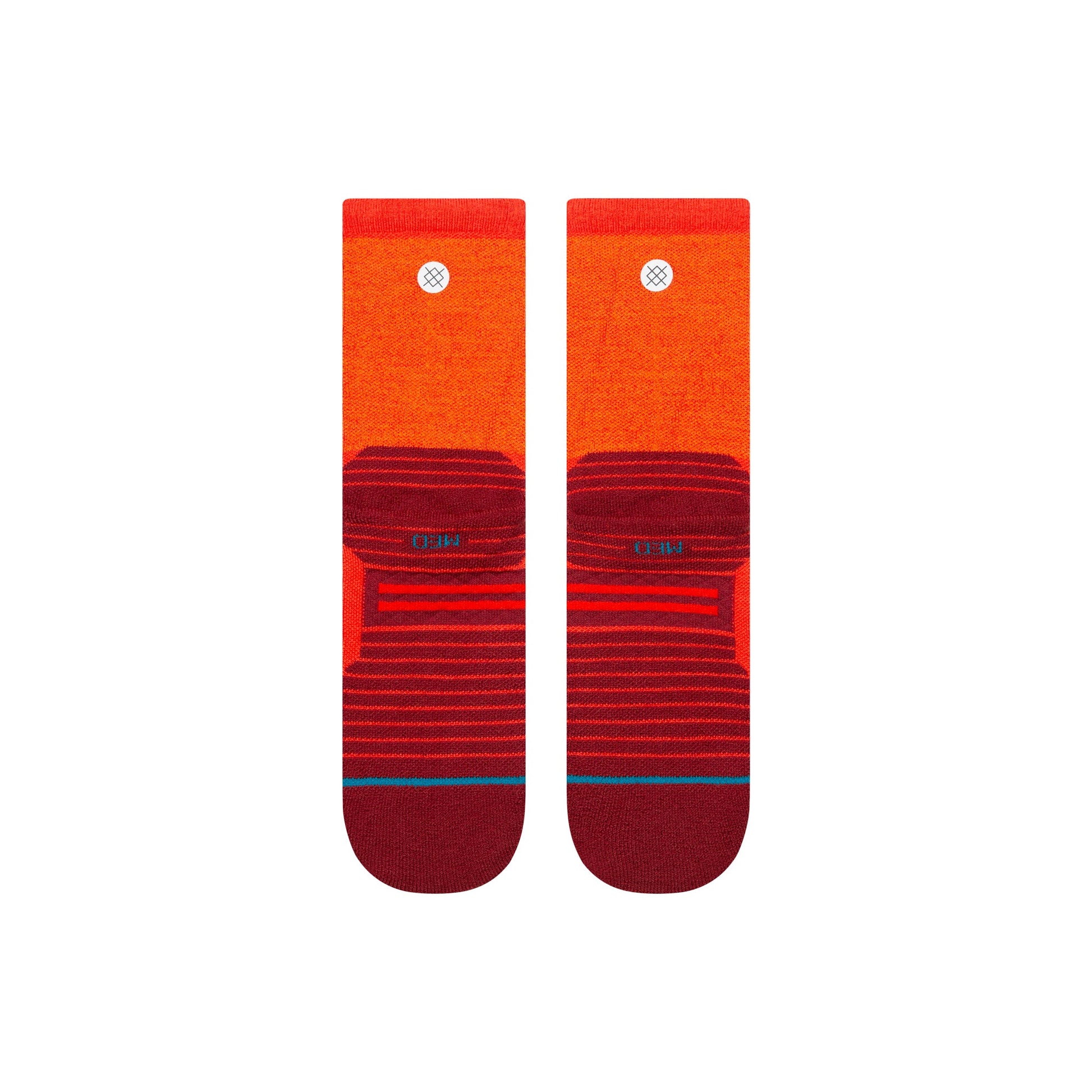 Stance Embers Mid Wool Crew Socken Rot