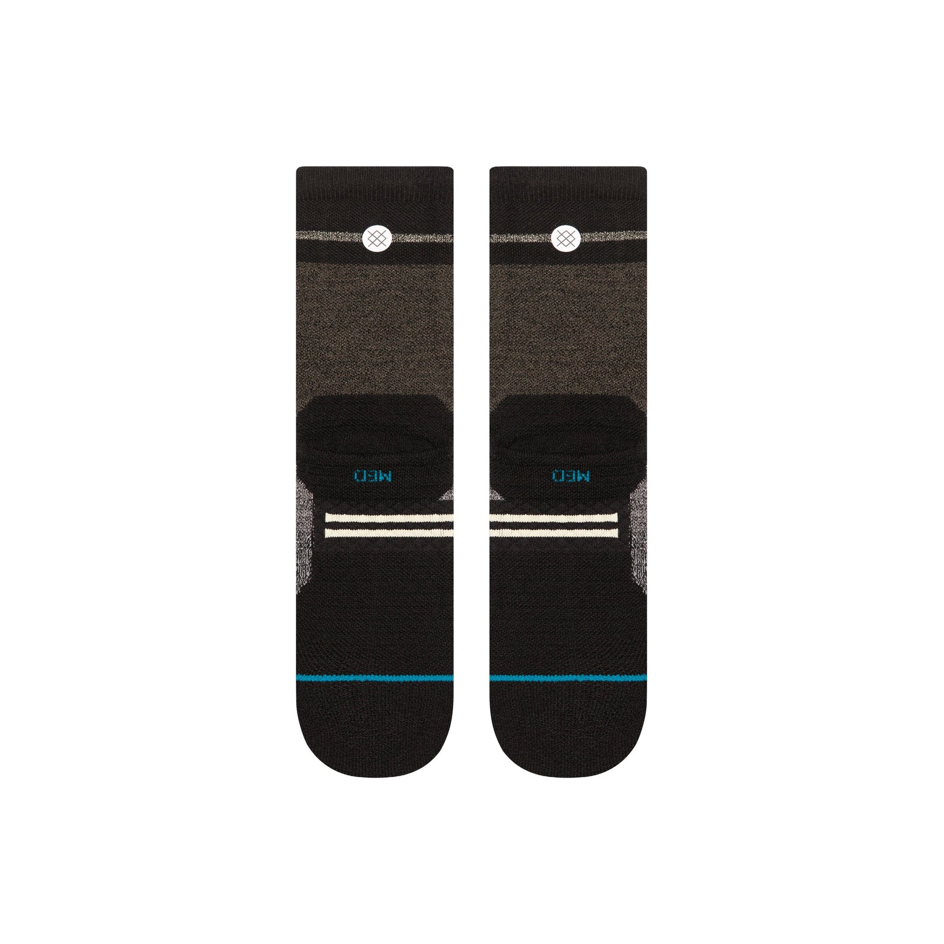 Stance Trenton Mid Wool Crew Socken Schwarz