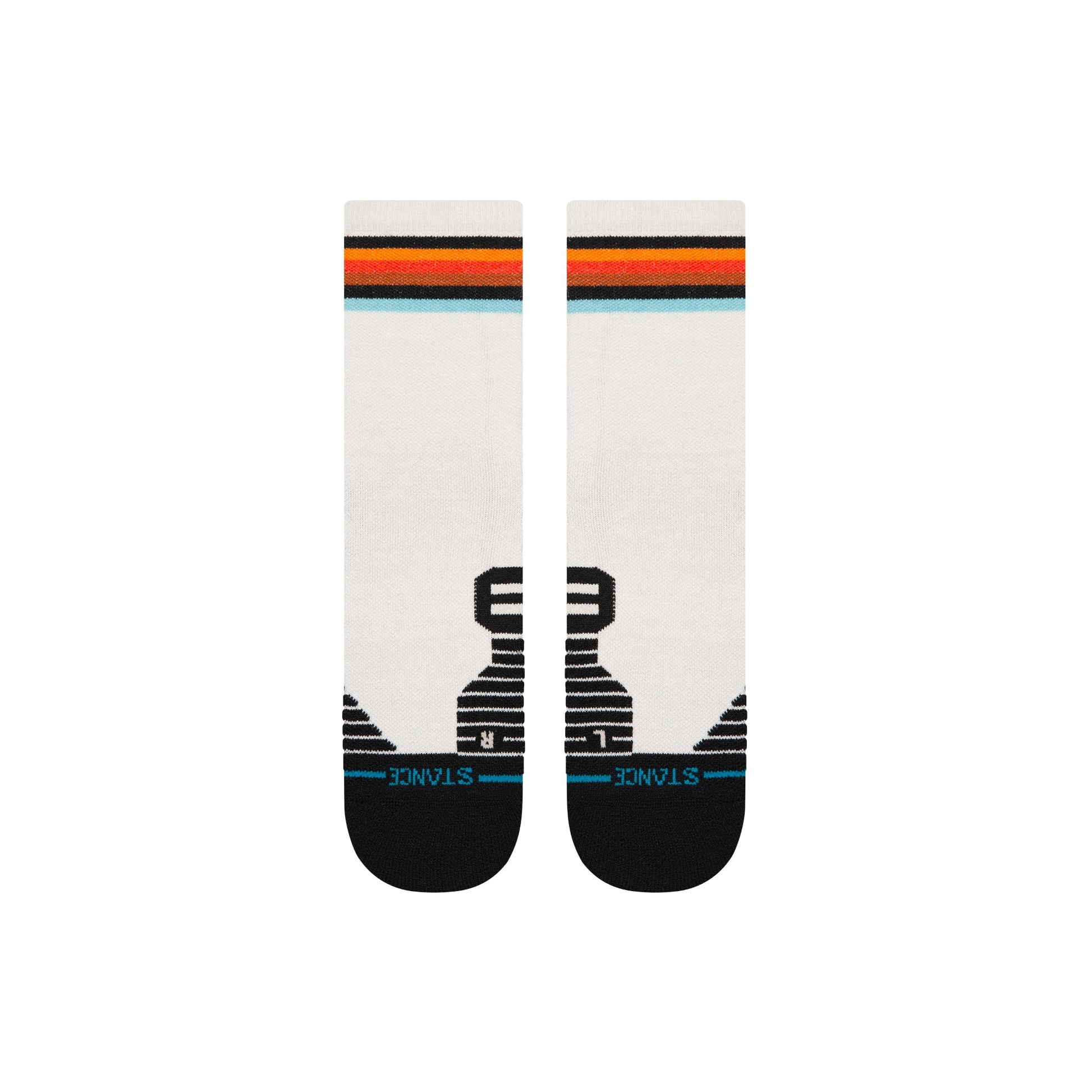 Stance Vindicated Mid Wool Crew Socken Hellgrau Meliert