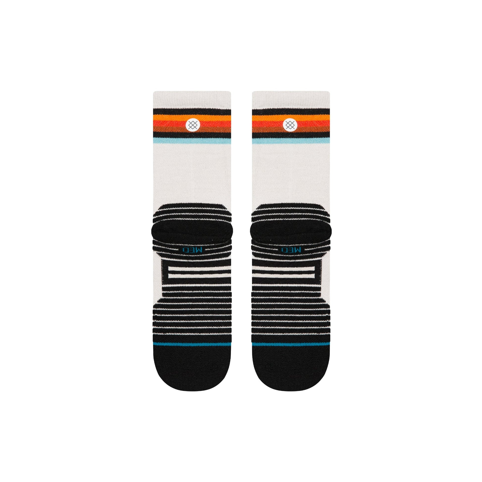 Stance Vindicated Mid Wool Crew Socken Hellgrau Meliert