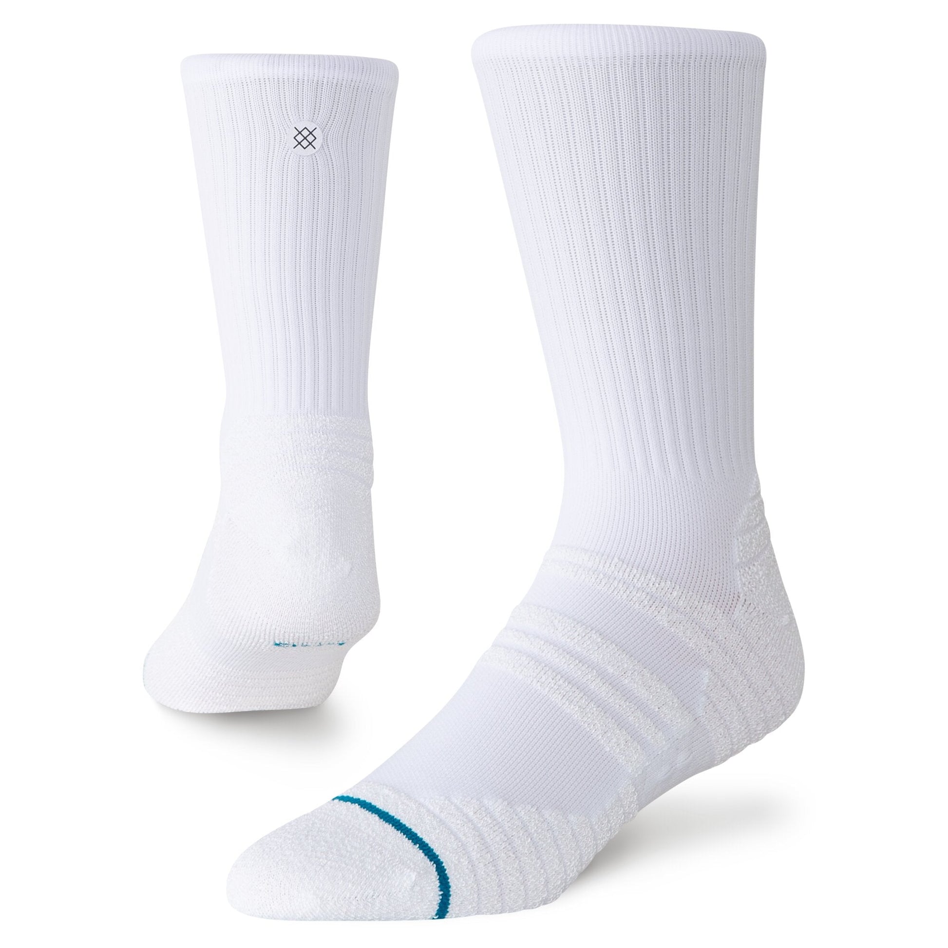 Stance Static Gripper Crew Sock White