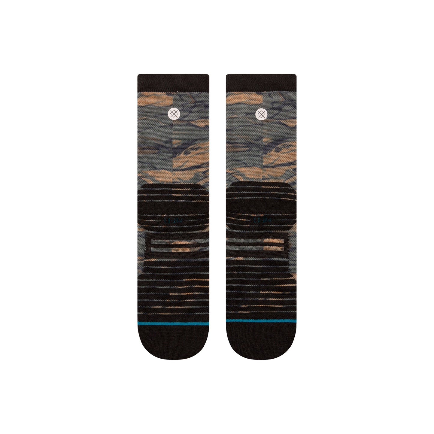 Stance Rompin Mid Crew Socken Braun