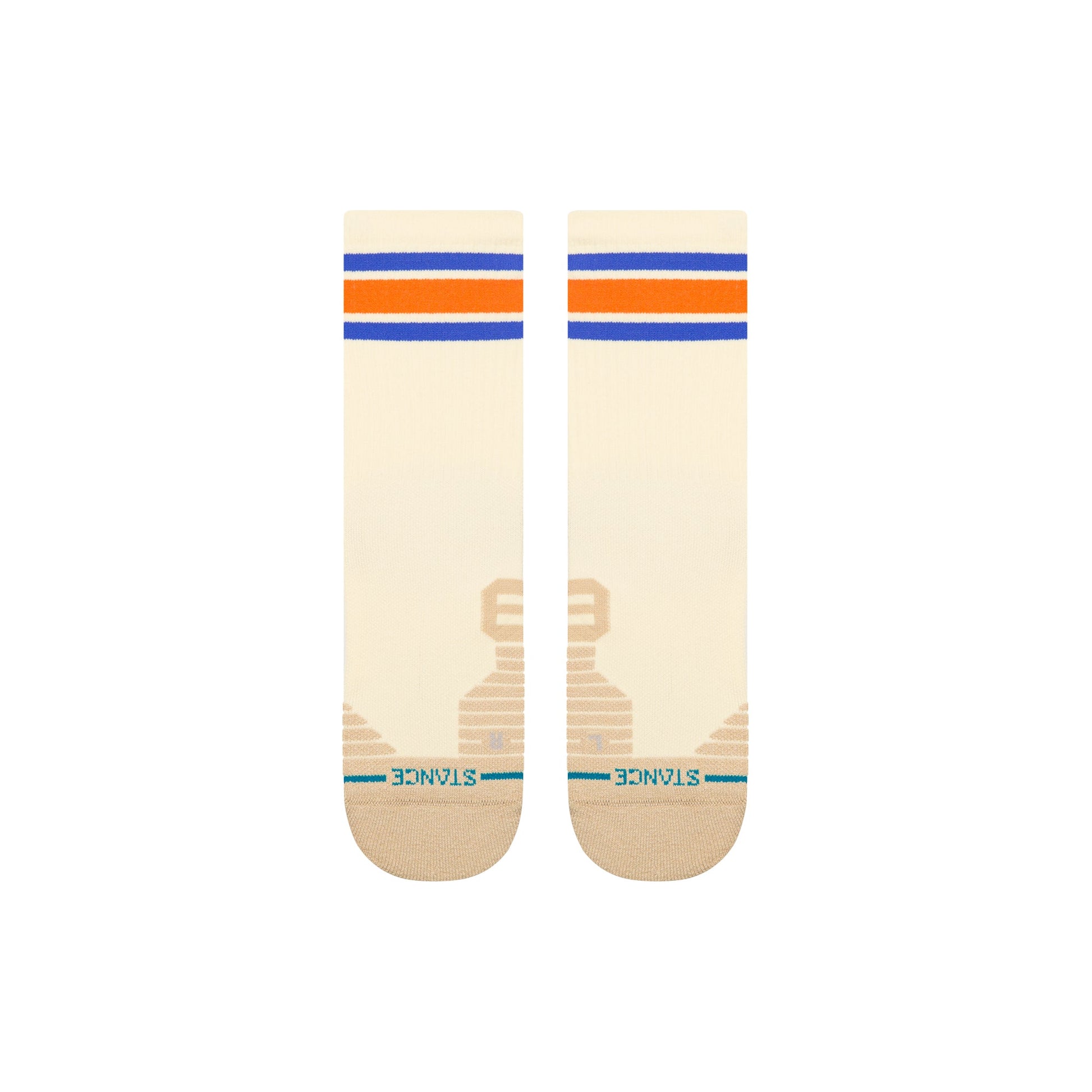 Stance Boyd Mid Ribbed Crew Sock Canvas