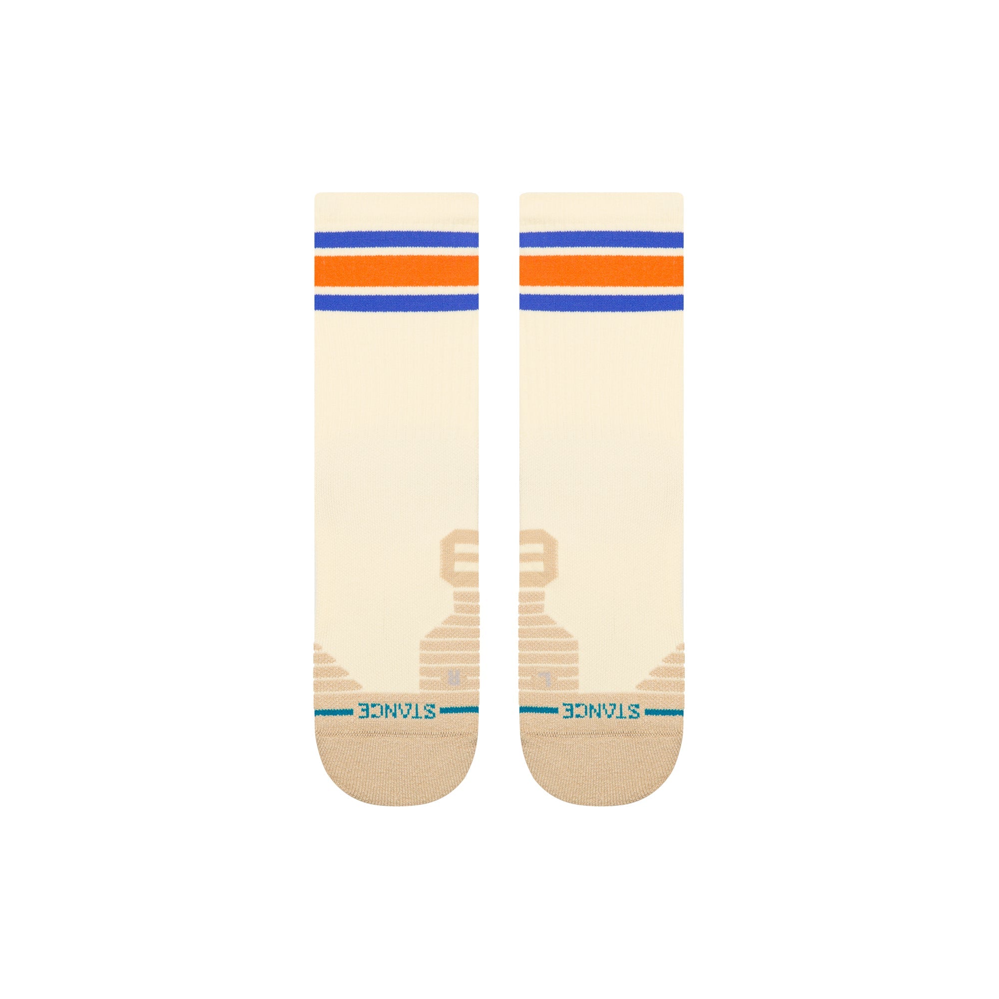 Stance Boyd Mid Ribbed Crew Sock Canvas