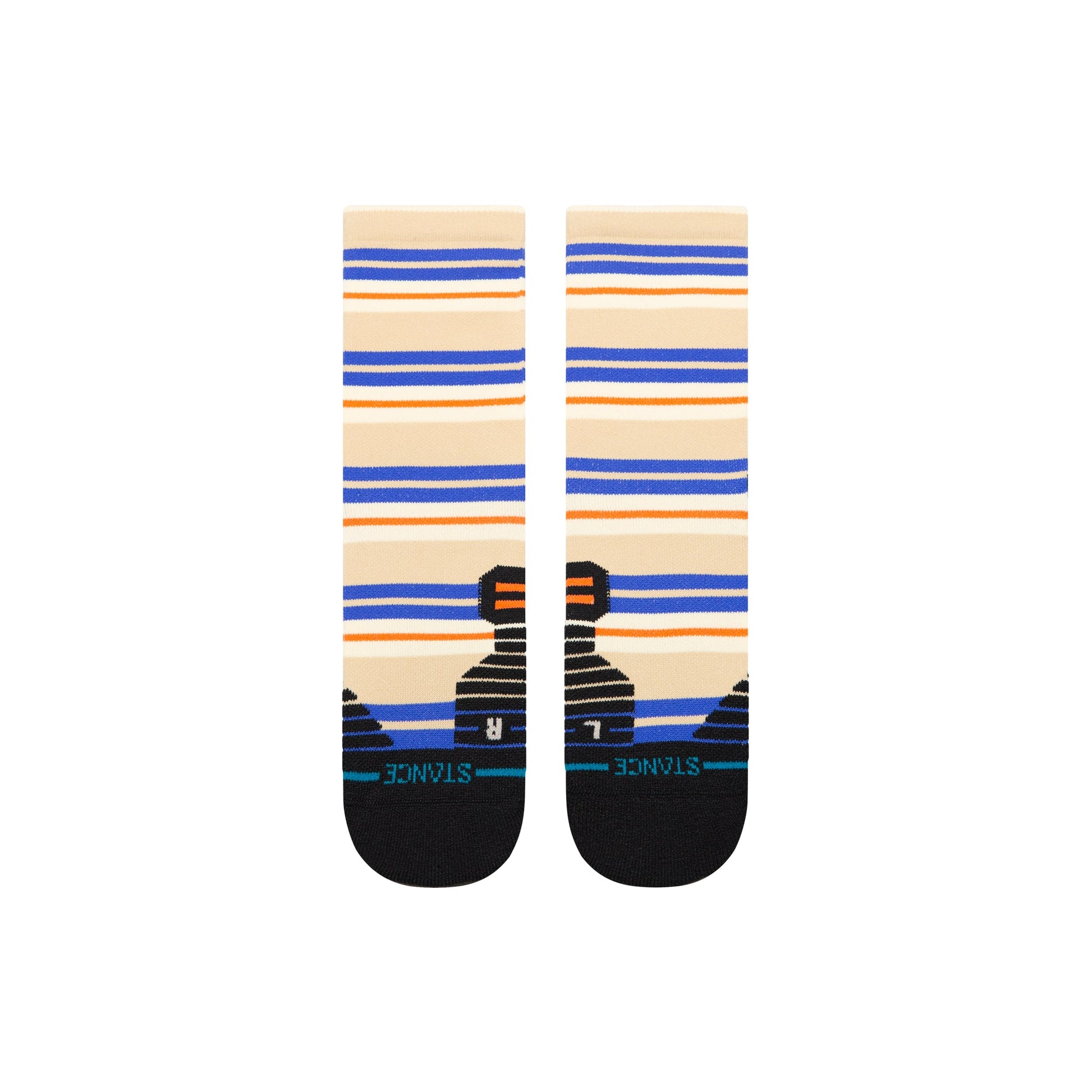 Stance Lennon Mid Crew Sock Oatmeal