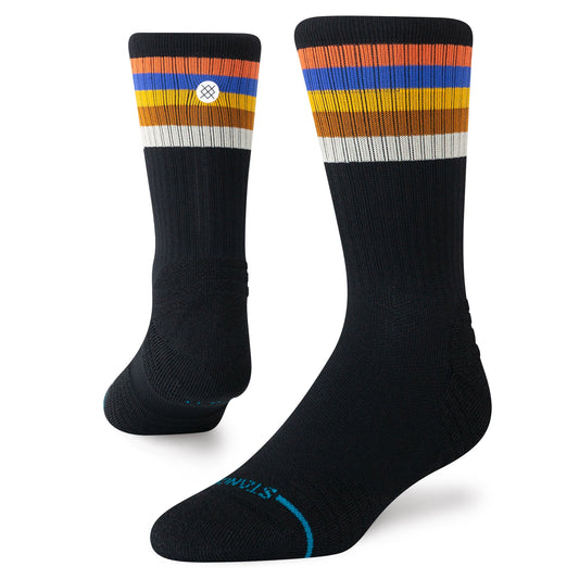 Stance Maliboo Ribbed Mid Crew Socken Korallenrot