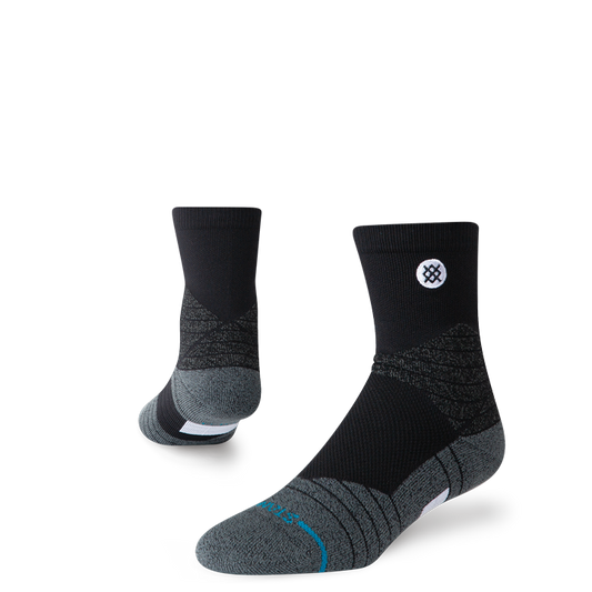 Stance Icon Sport Quarter Socken Schwarz