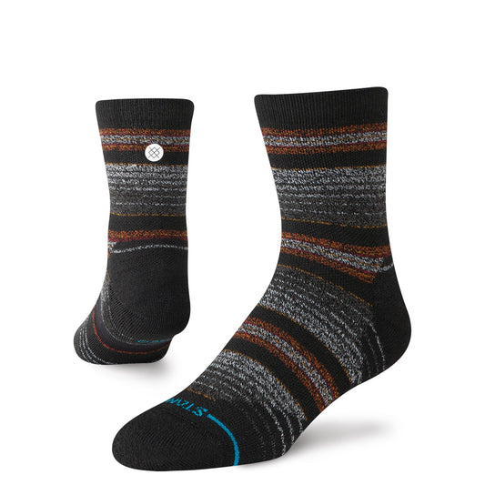 Stance Rockford Hike Crew Socken Schwarz