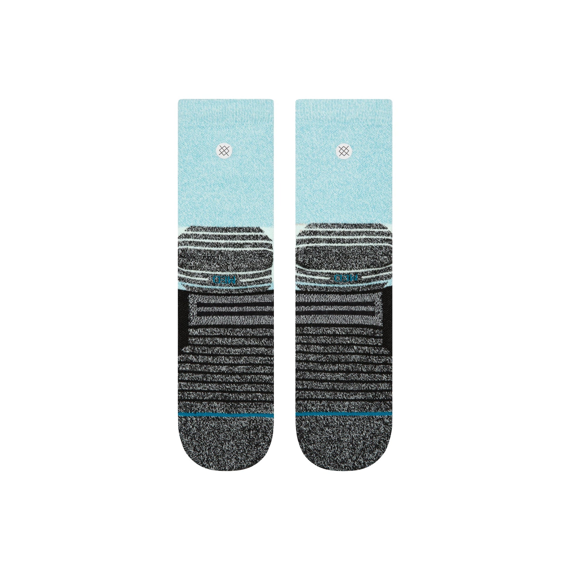 Stance Turnpike Loop Hike Crew Socken Eisblau