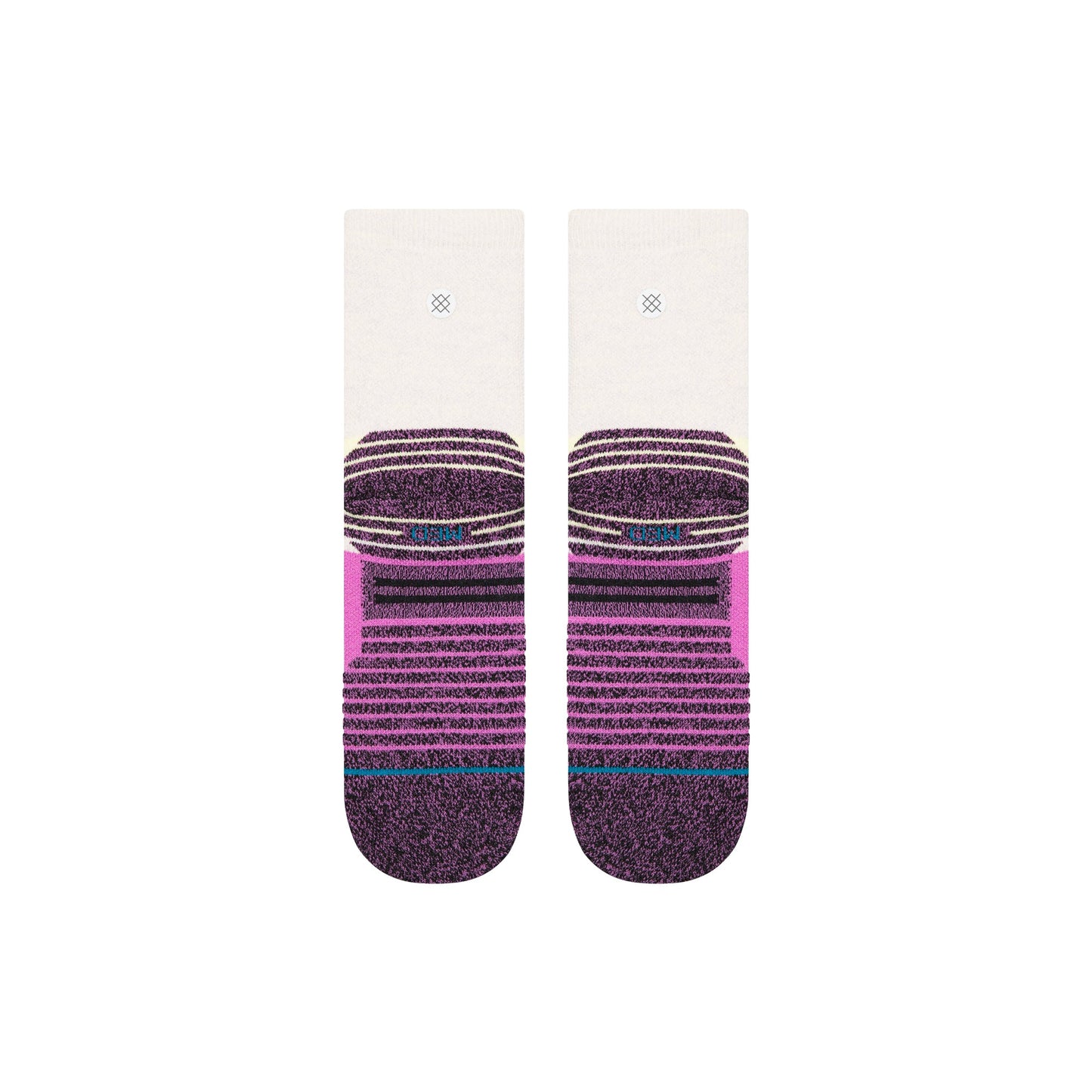 Stance Turnpike Loop Hike Crew Socken Orchidee