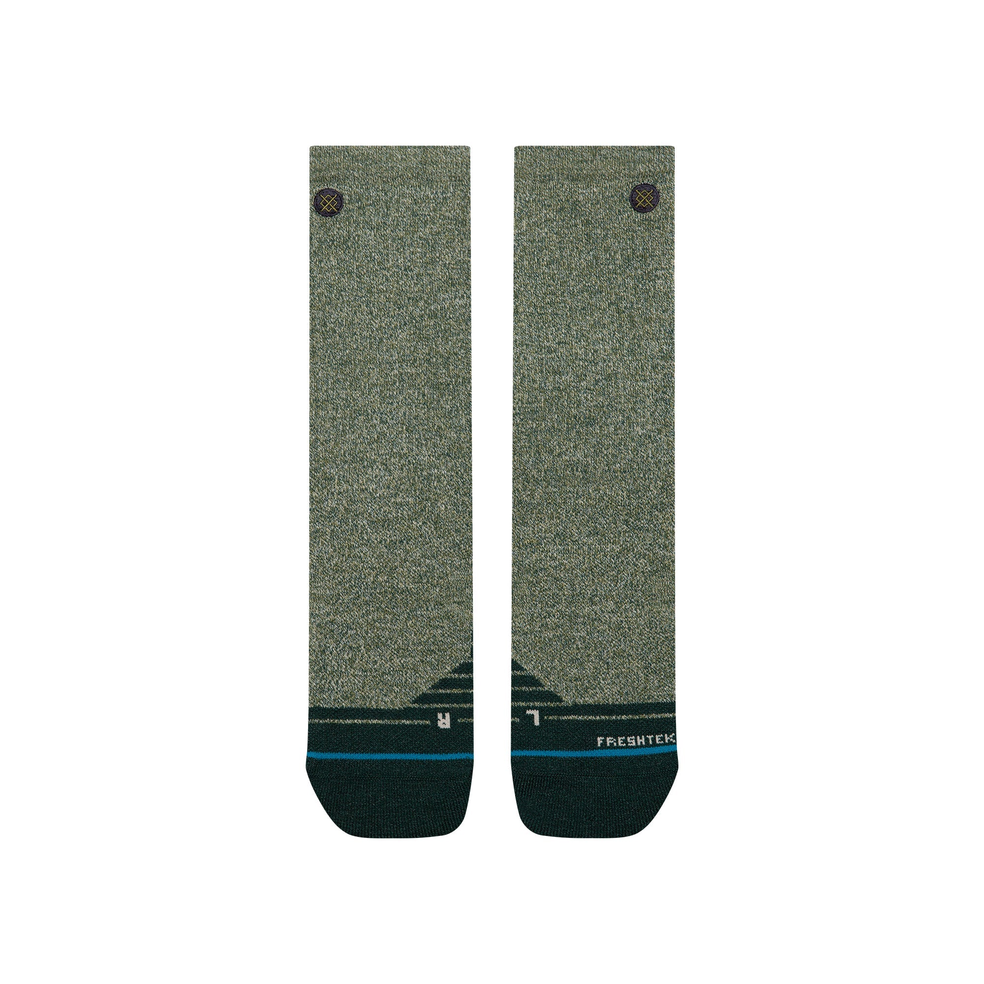 Stance Blend In Hike Crew Sock Pine