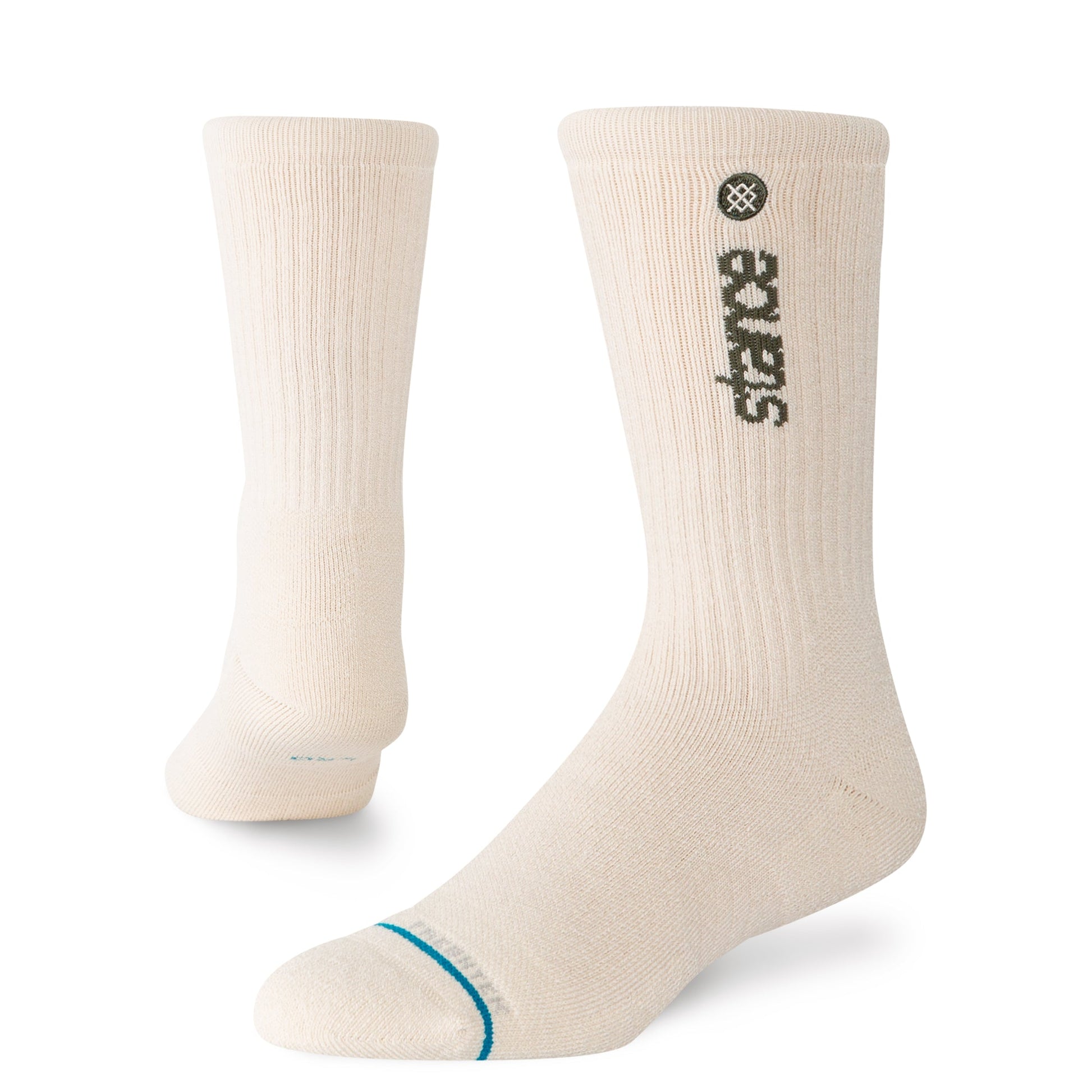Stance Hike Worldwide Crew Sock Oatmeal