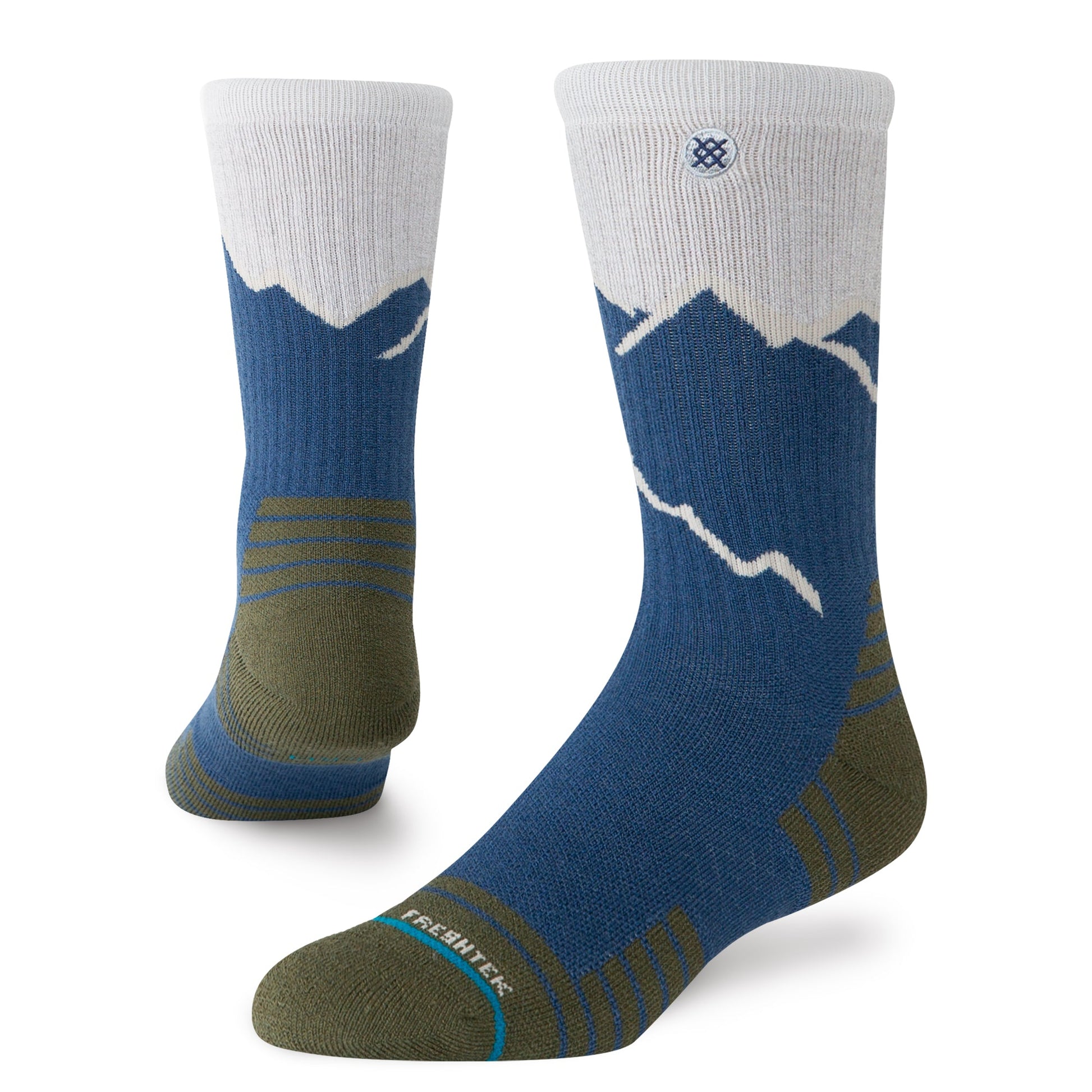Stance Peaking Hike Crew Sock Navy
