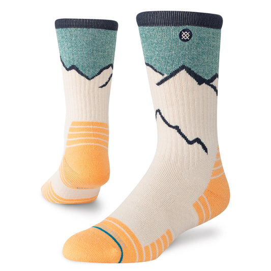 Stance Peaking Hike Crew Socken Hellbraun