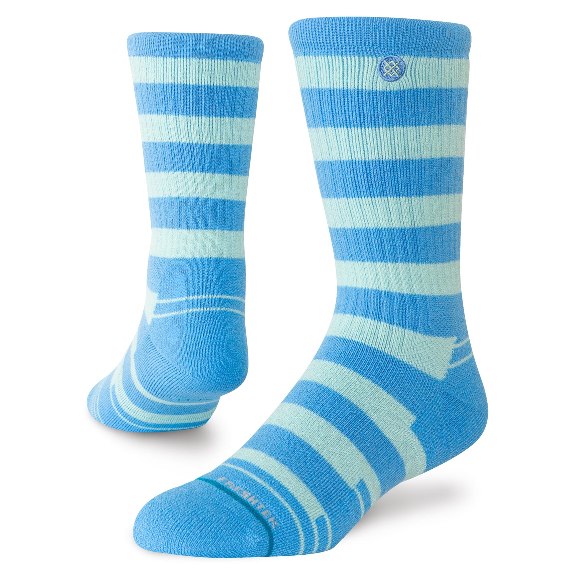 Stance Striped It Hike Crew Sock - Electric Blue