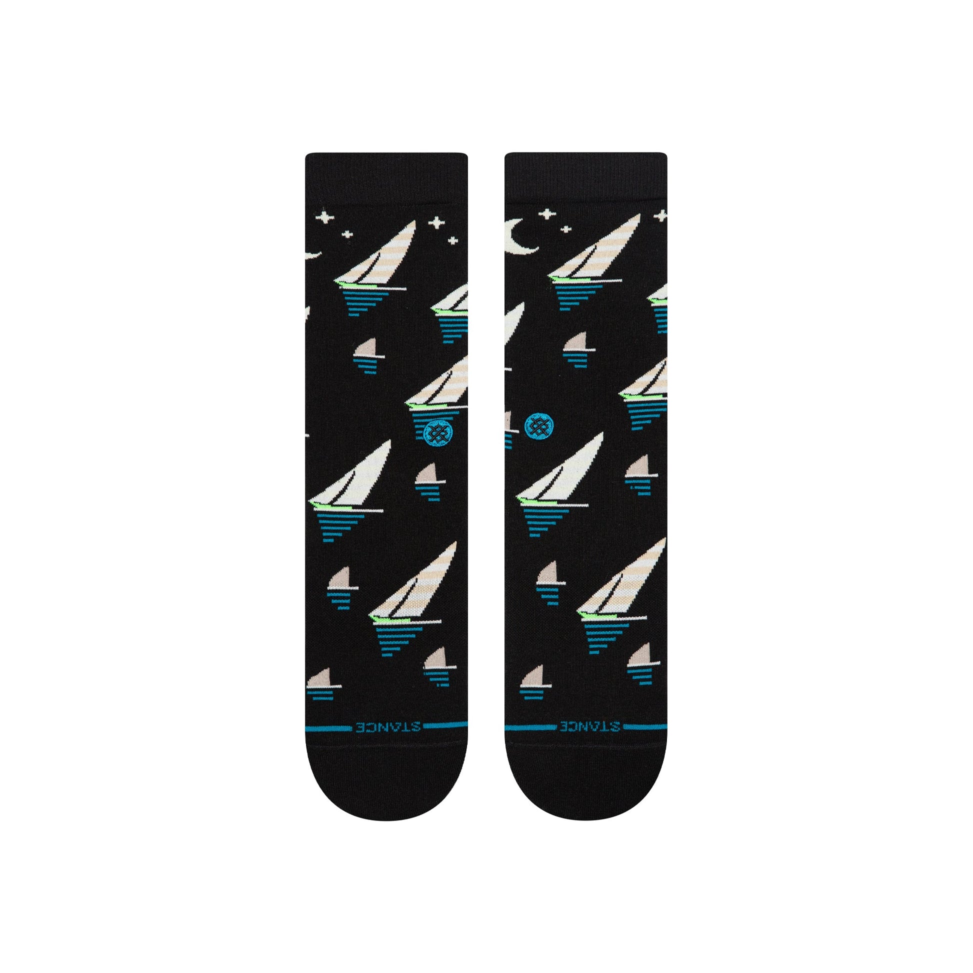 Stance Midnight Run Crew Socken Schwarz
