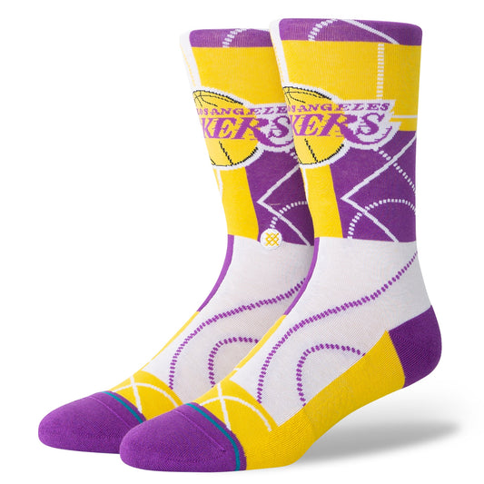 Stance Zone La Lakers Crew Socken Voilett