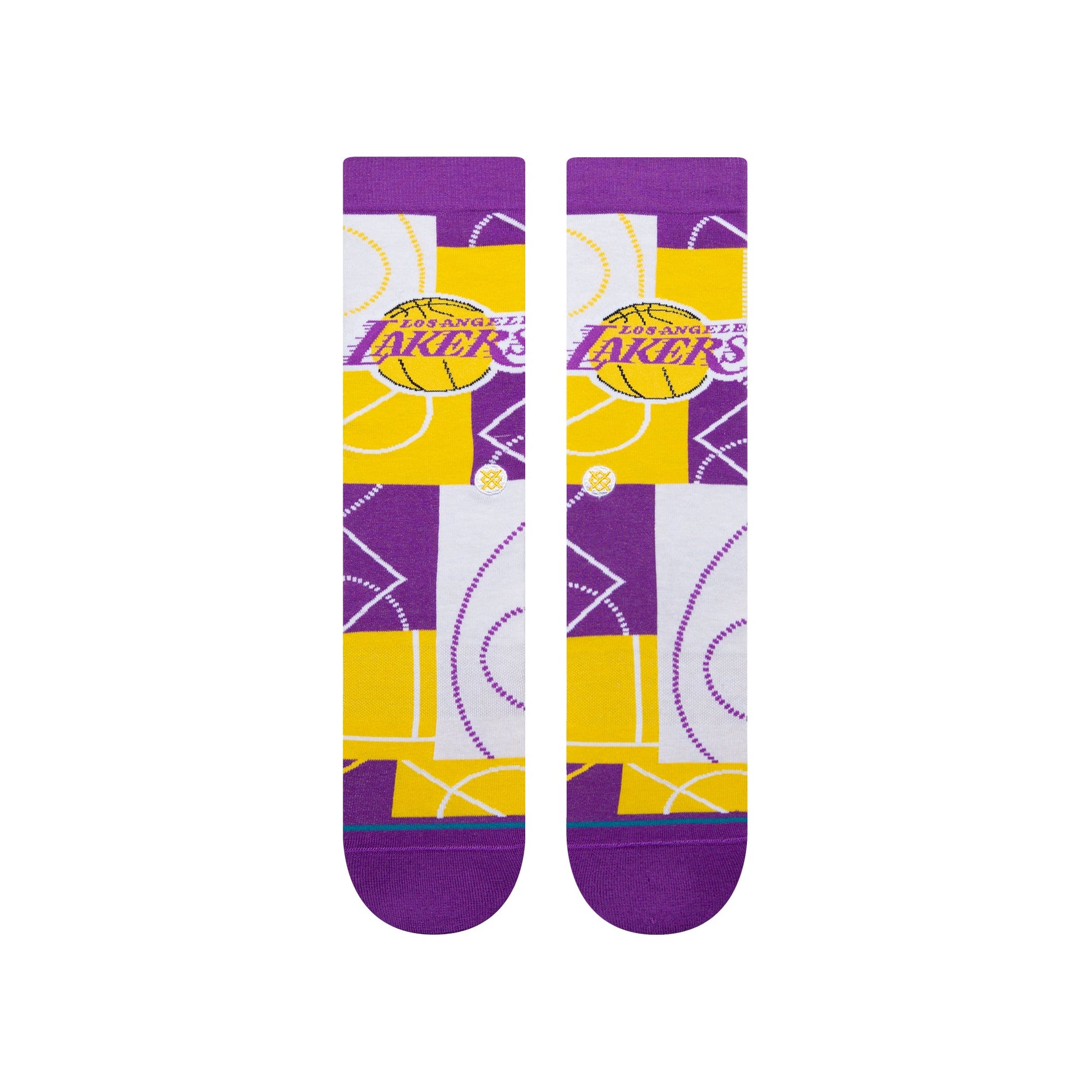 Stance Zone La Lakers Crew Socken Voilett