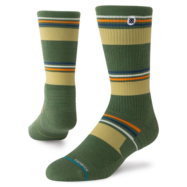 Stance Walton Hike Light Crew Sock Green