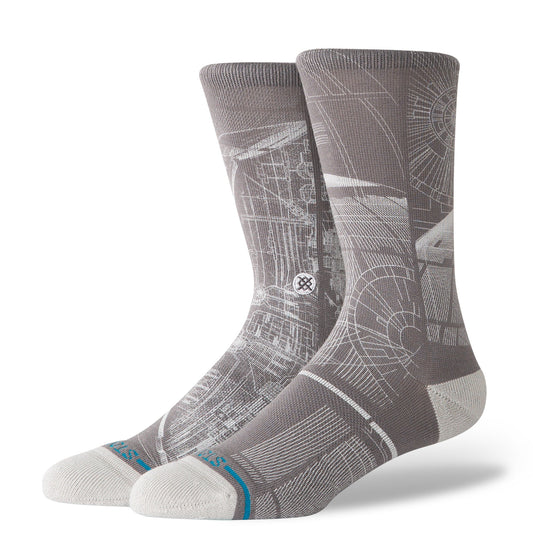 Stance Death Star Star Wars Crew Socken Grau
