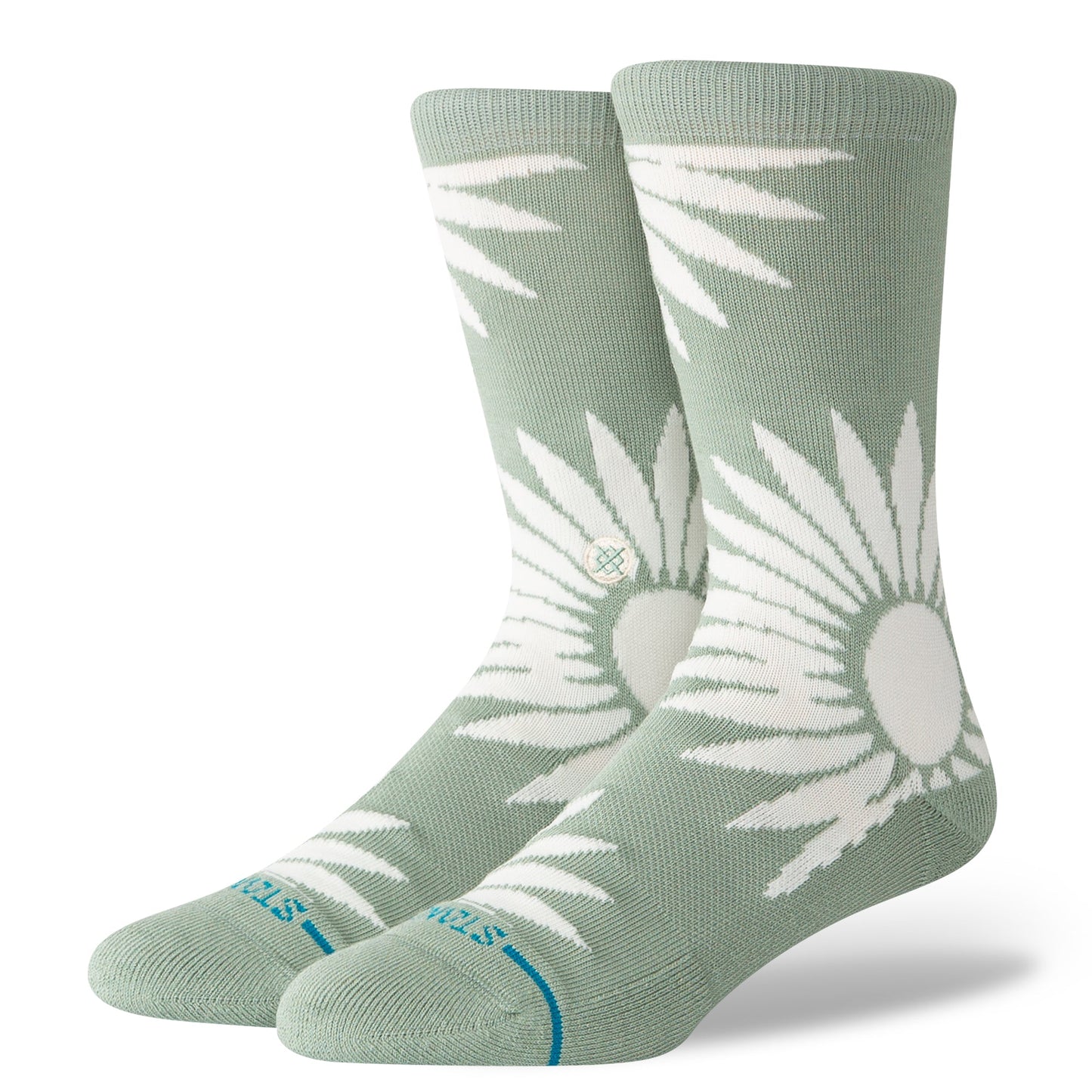 Stance Radial Burst Crew Socken Meeresgrün