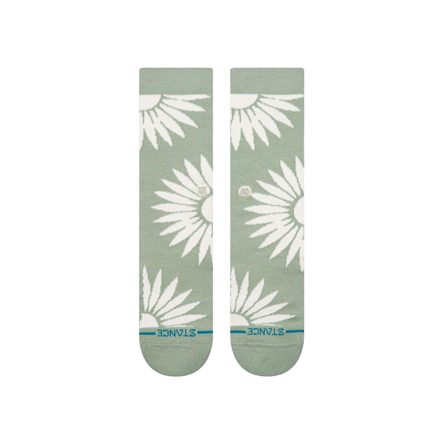 Stance Radial Burst Crew Socken Meeresgrün