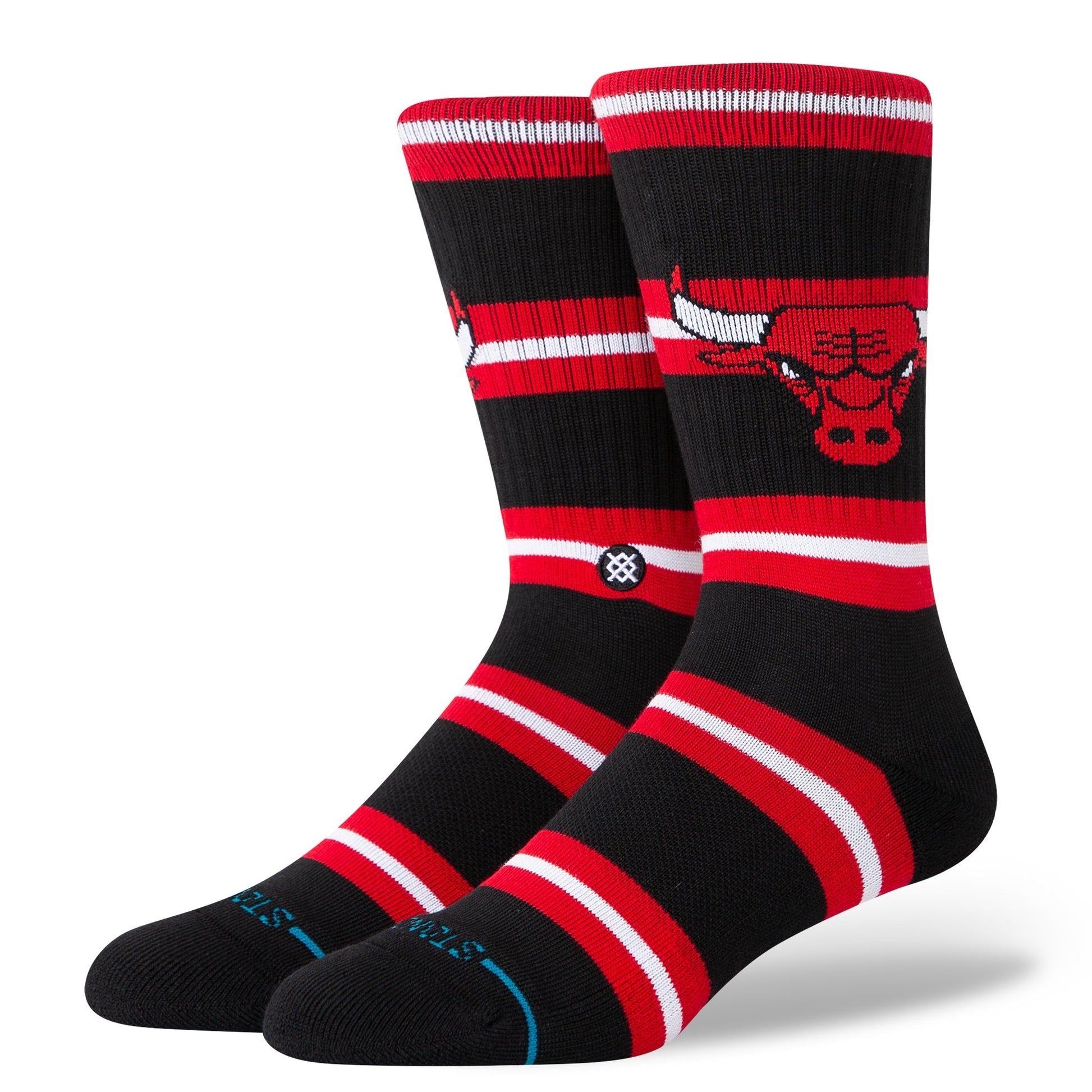 Stance Prep Chicago Bulls Crew Socken Schwarz