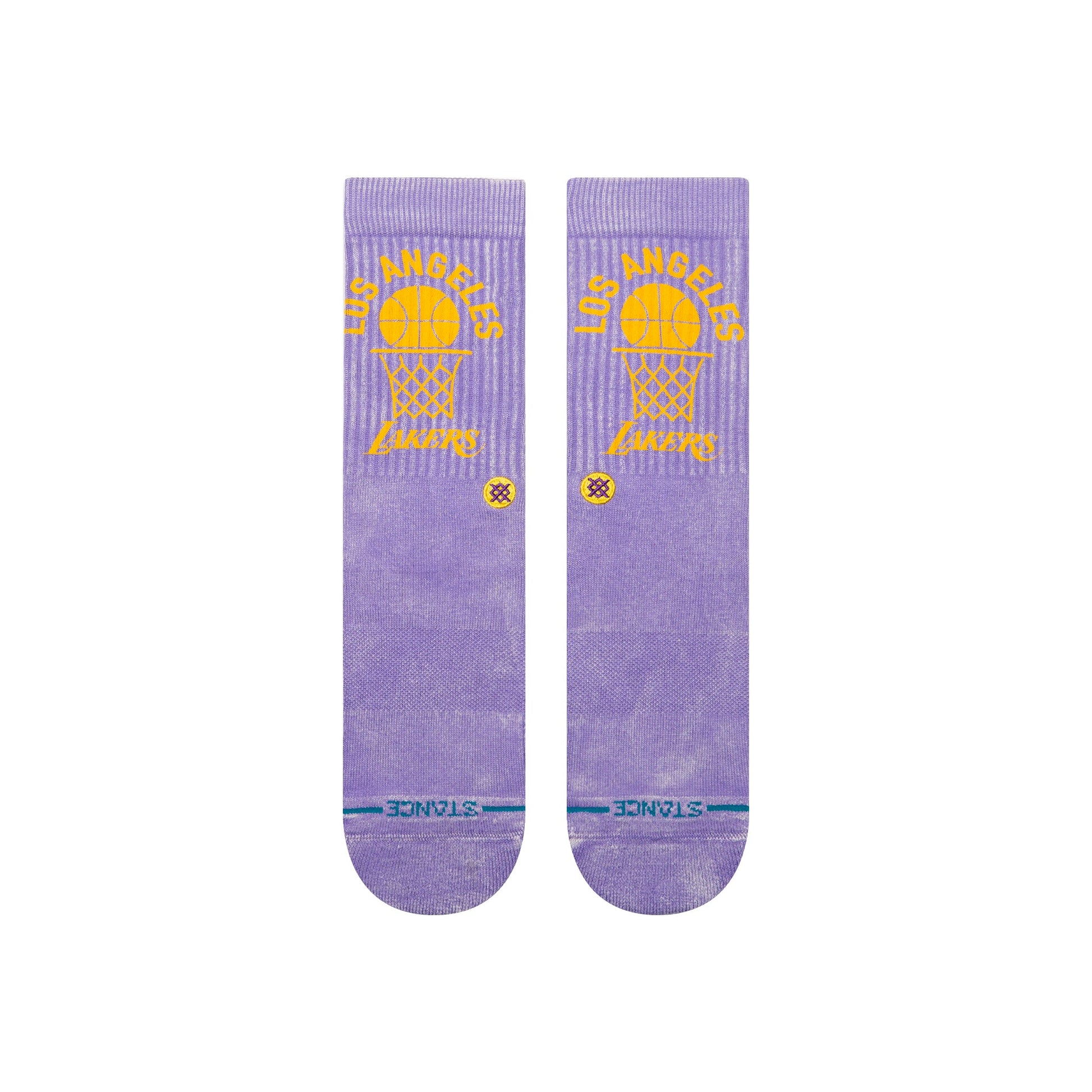 Stance Vinatage Los Angeles Lakers Crew Socken Voilett