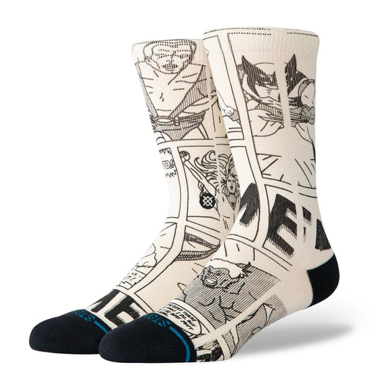 Good Vs Bad Crew Socken Schwarz Weiß