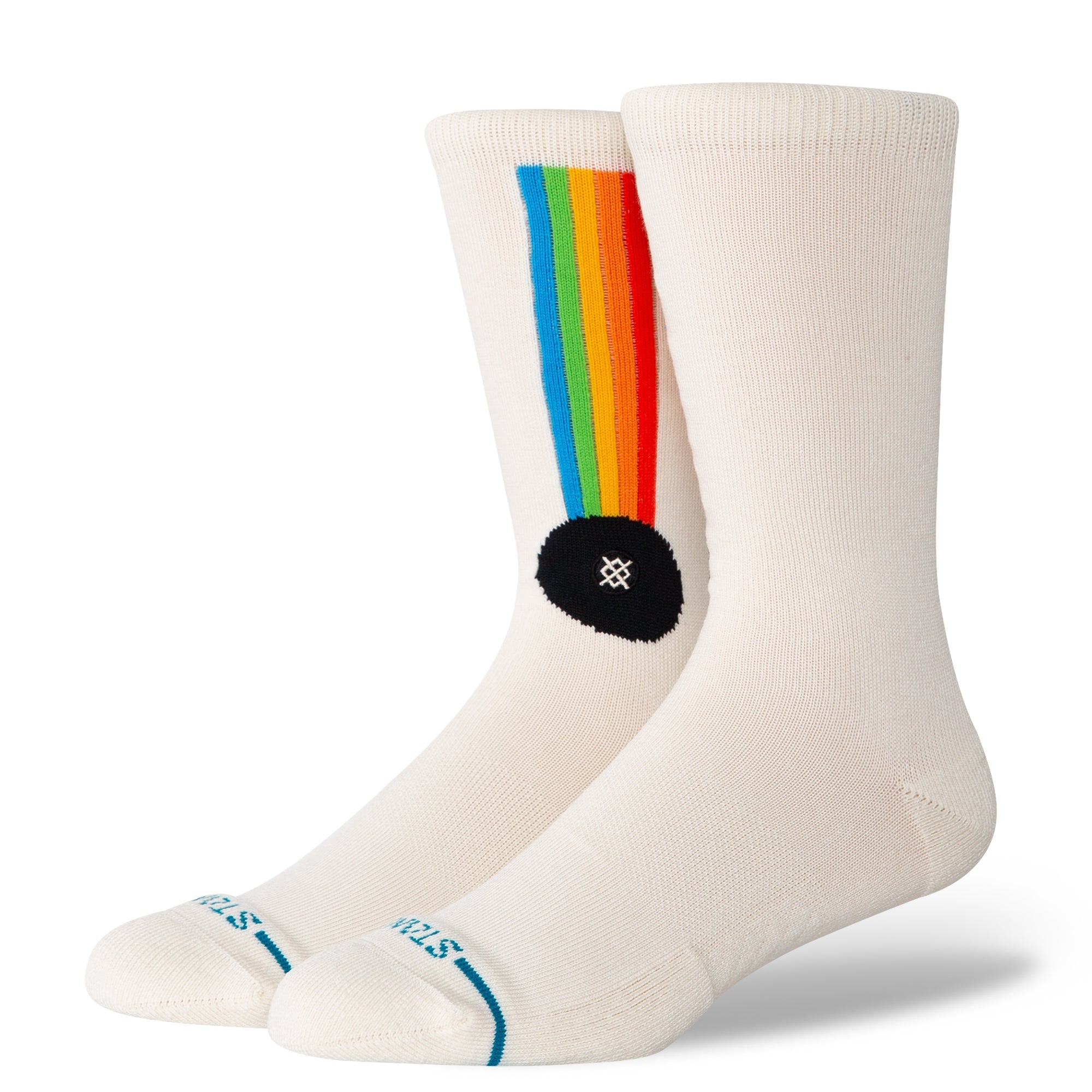 Stance Aperture Crew Sock White