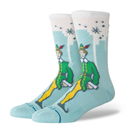 Stance Big City Elf Crew Socken Eisblau 