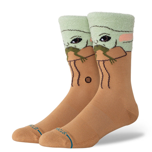 Stance Grogu Hungry Crew Socken Grün 