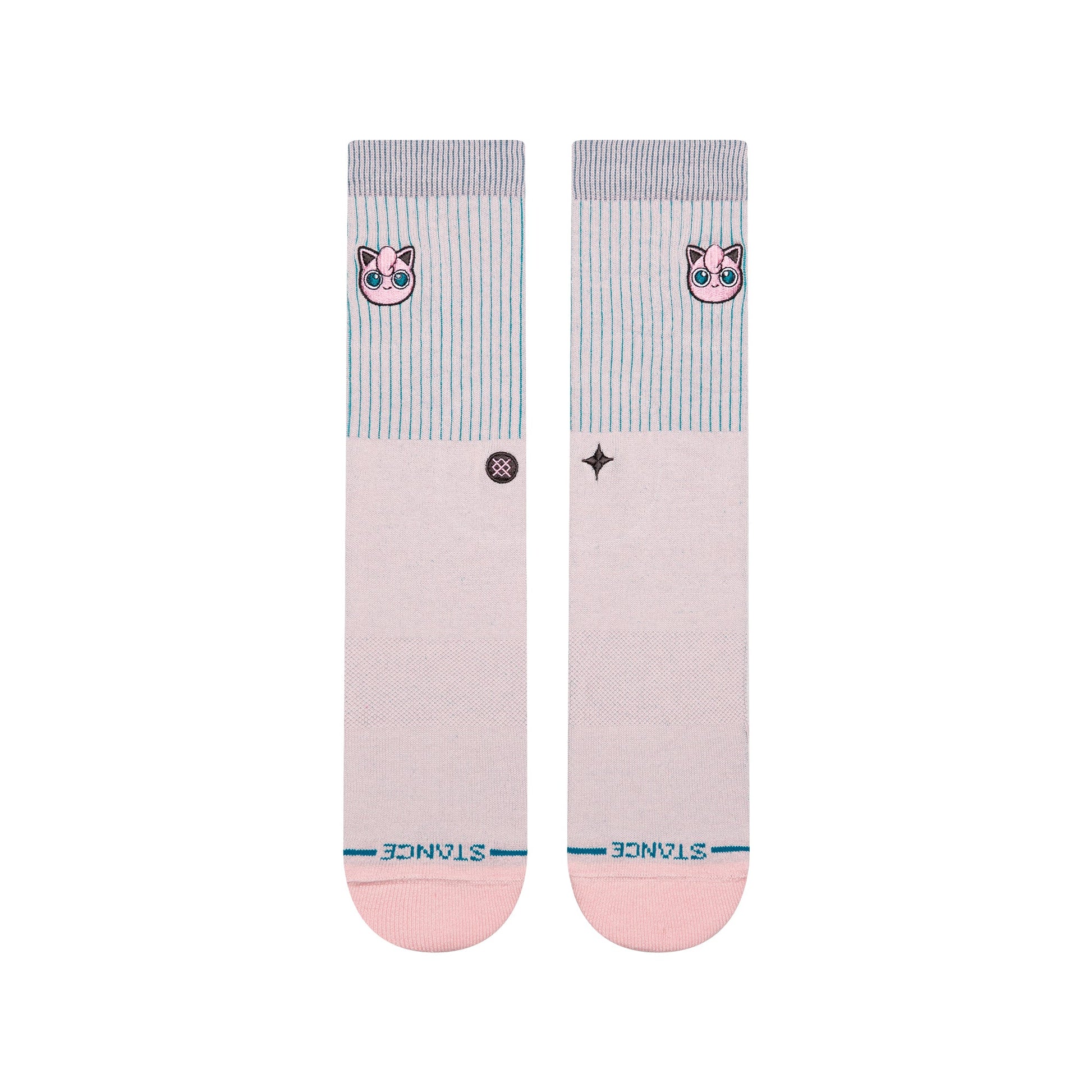 Stance Jigglypuff Crew Sock Pink