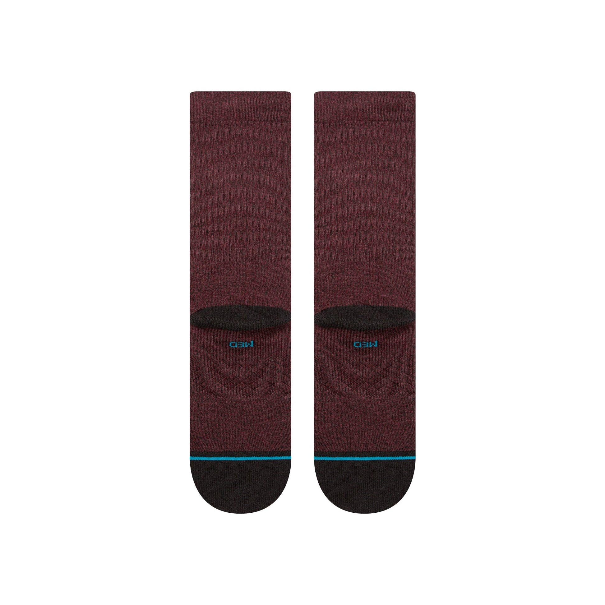 Stance Shelter Crew Socken Weinrot