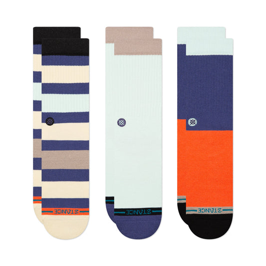 Stance Bayside Crew Socken 3er Pack Bunt